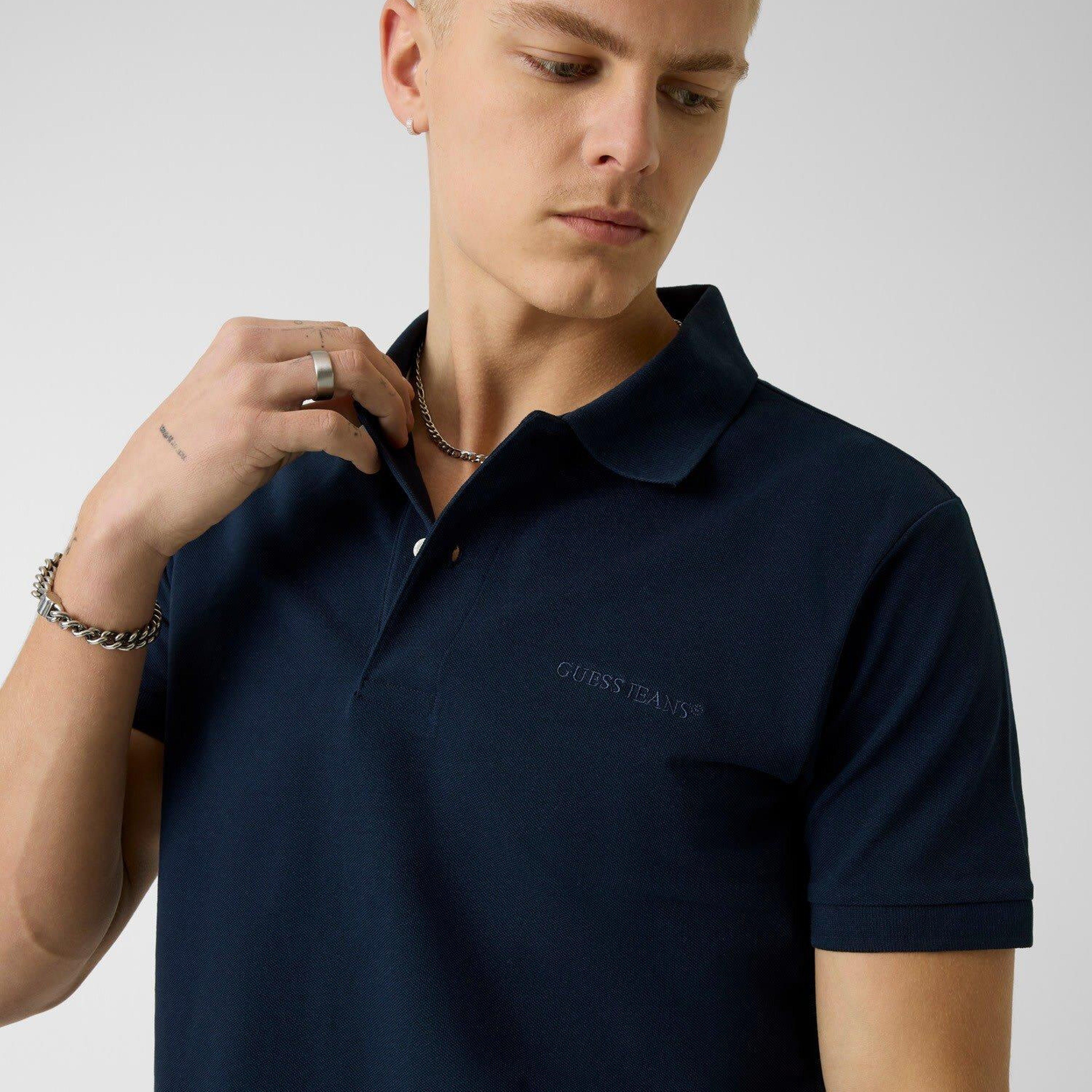 Guess Jeans Erkek Regular Fit Polo T-Shirt