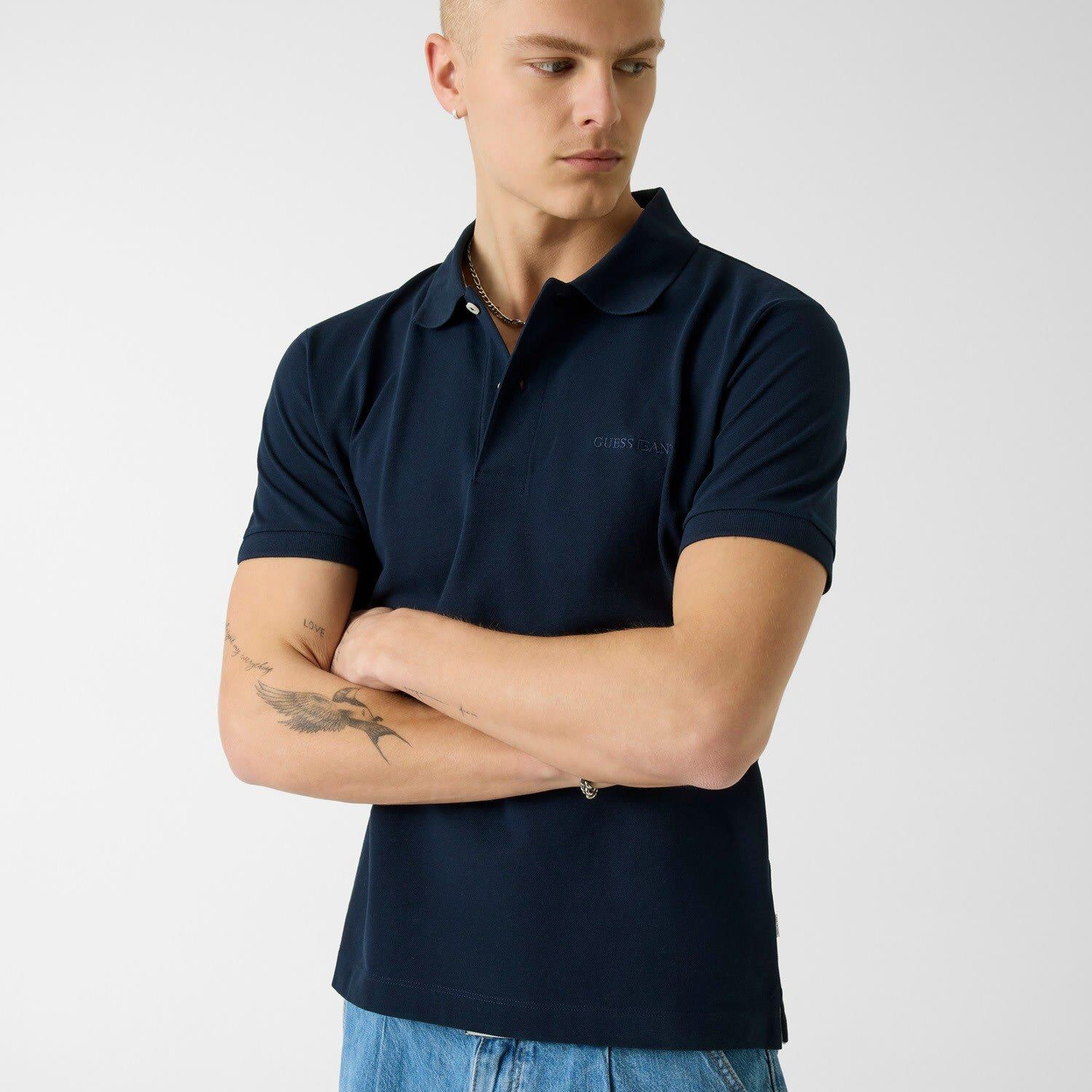 Guess Jeans Erkek Regular Fit Polo T-Shirt