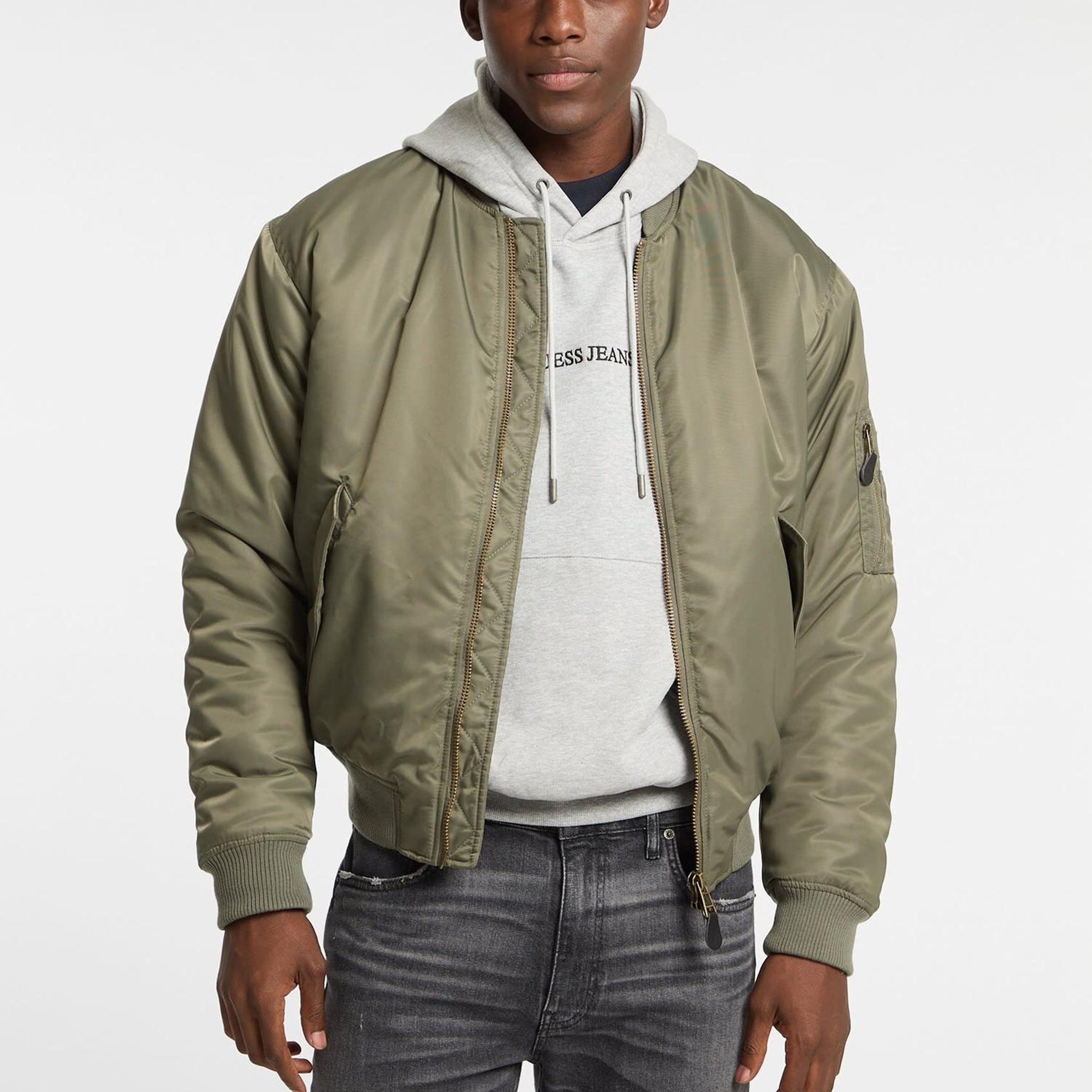 Guess Jeans Erkek Bomber Ceket