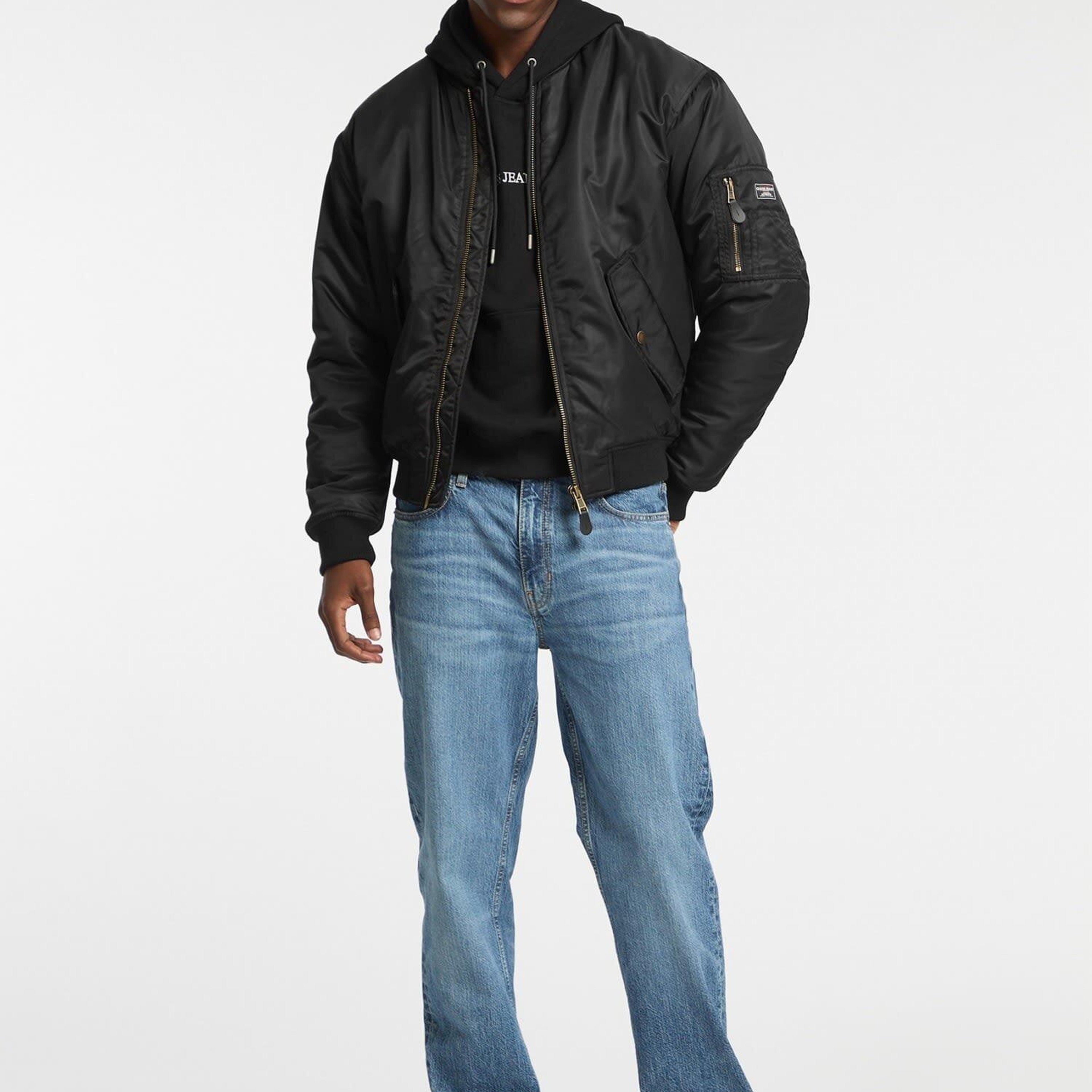 Guess Jeans Erkek Bomber Ceket