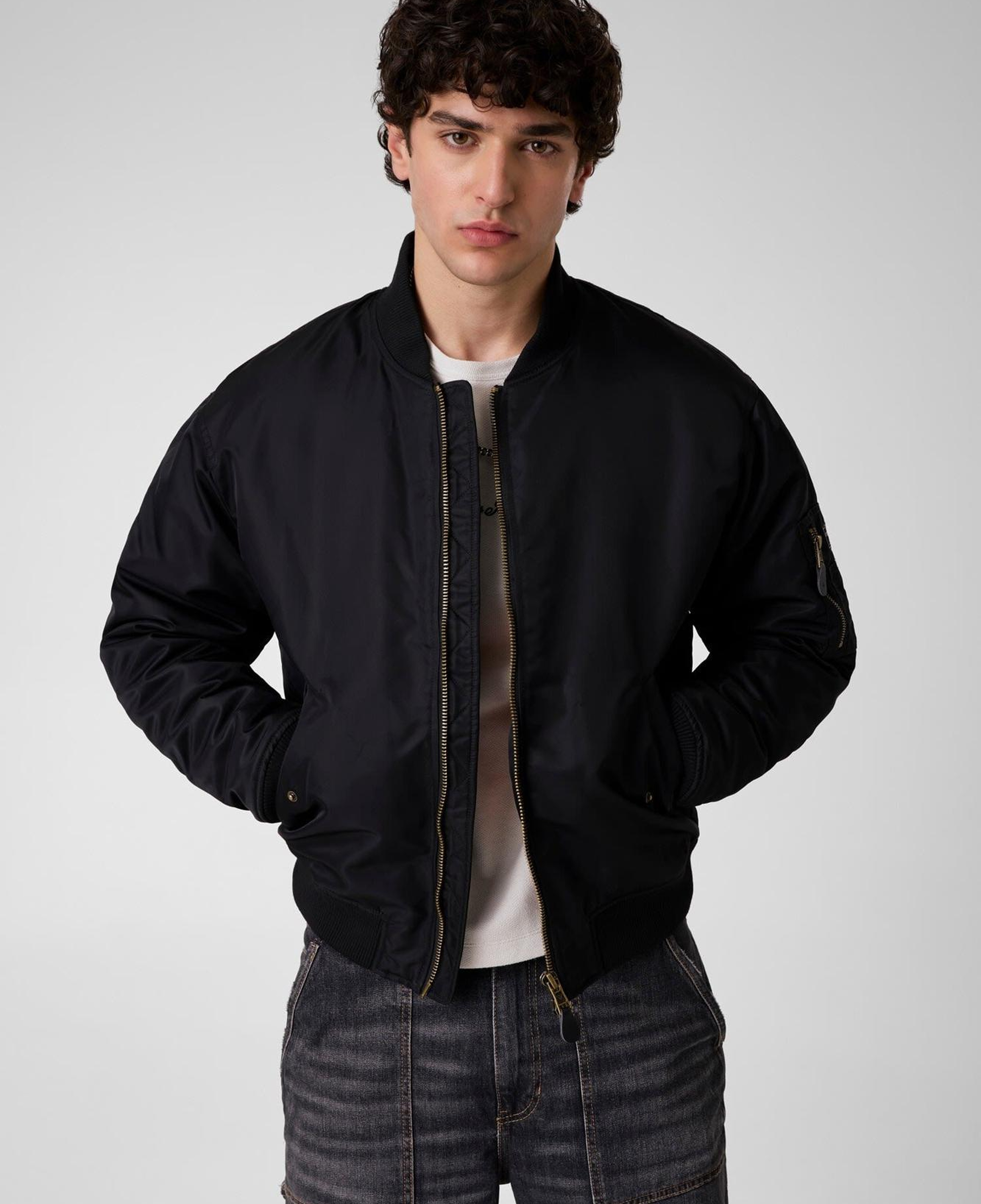 Guess Jeans Erkek Bomber Ceket