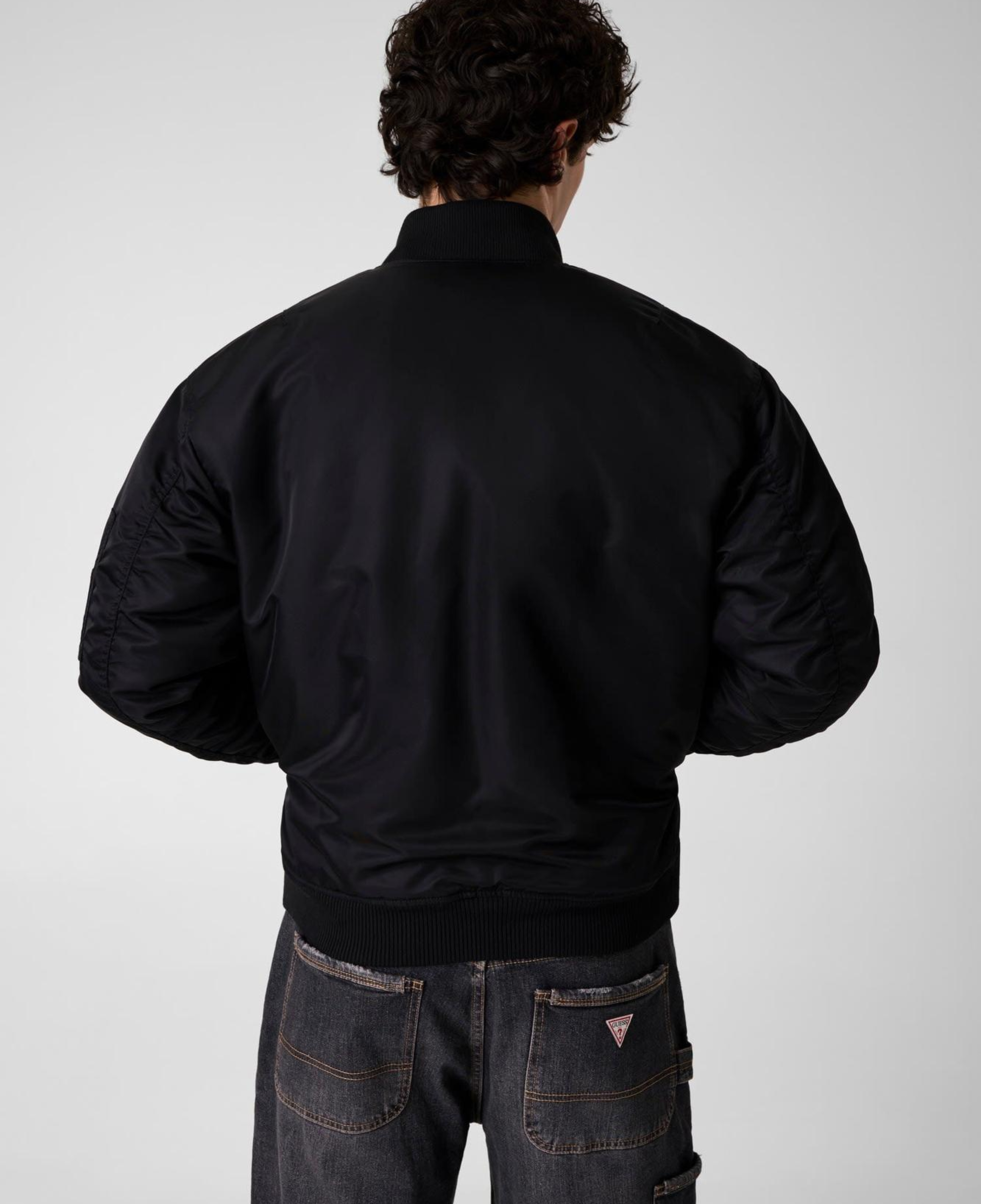 Guess Jeans Erkek Bomber Ceket