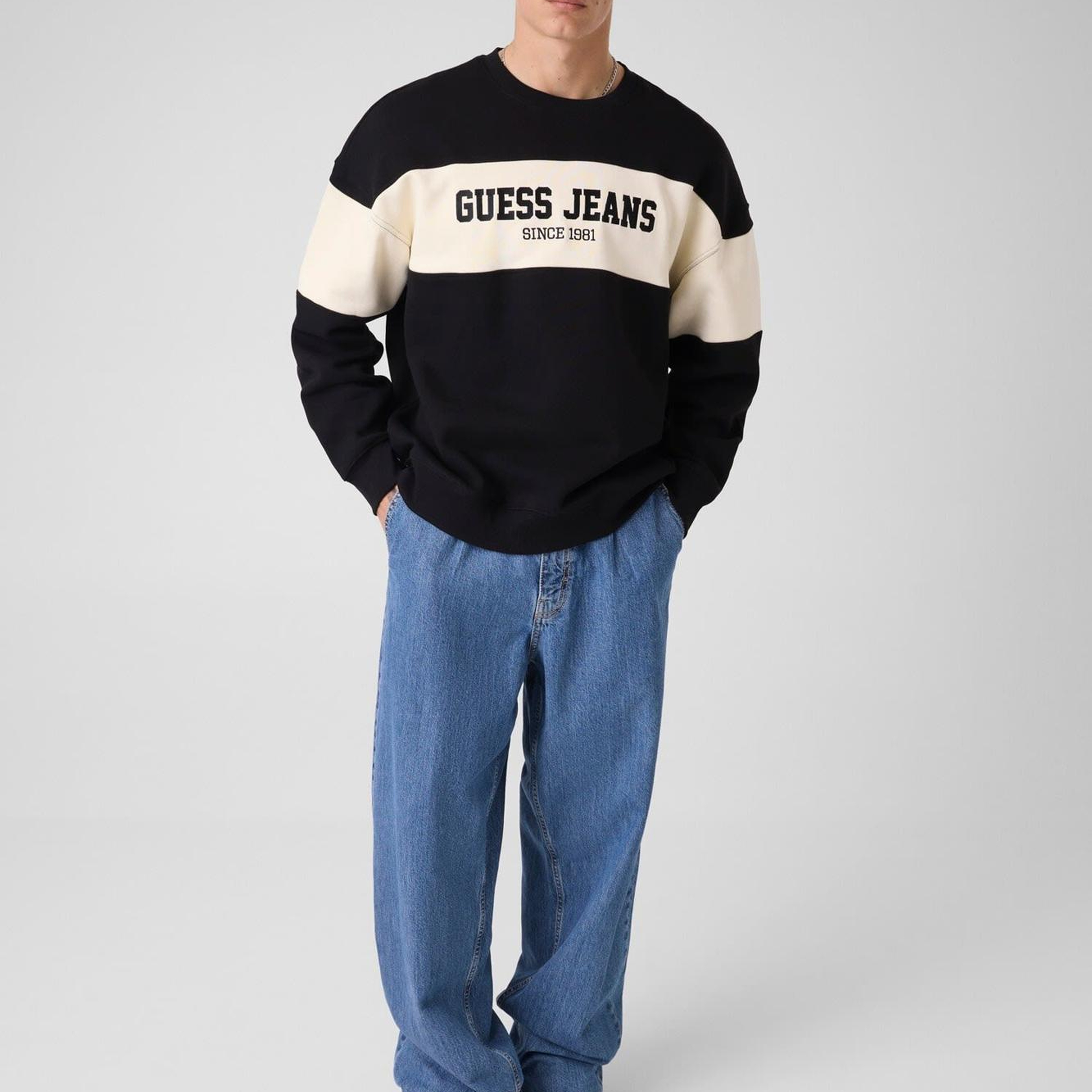Guess Jeans Erkek Sweatshirt