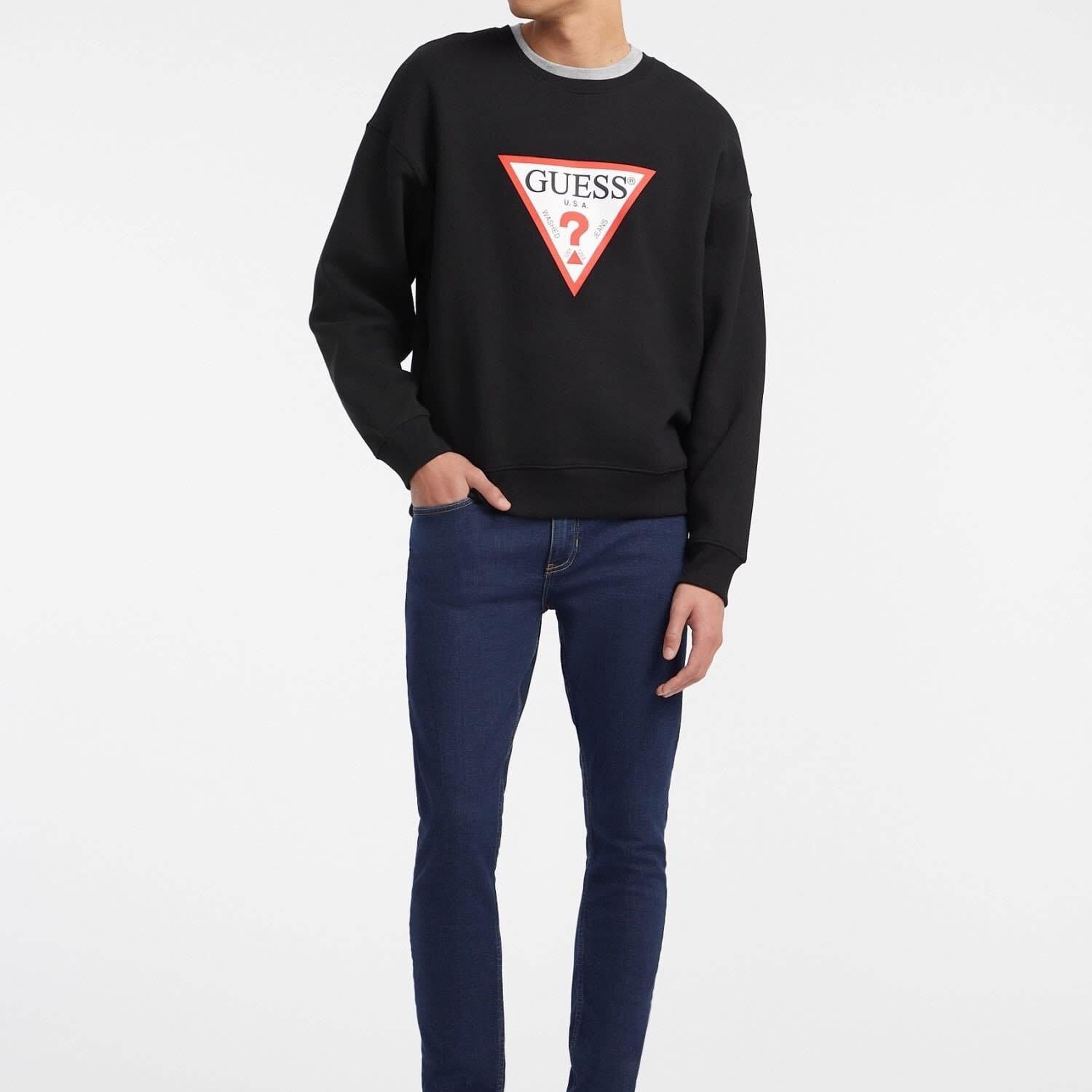 Guess Jeans Erkek Sweatshirt