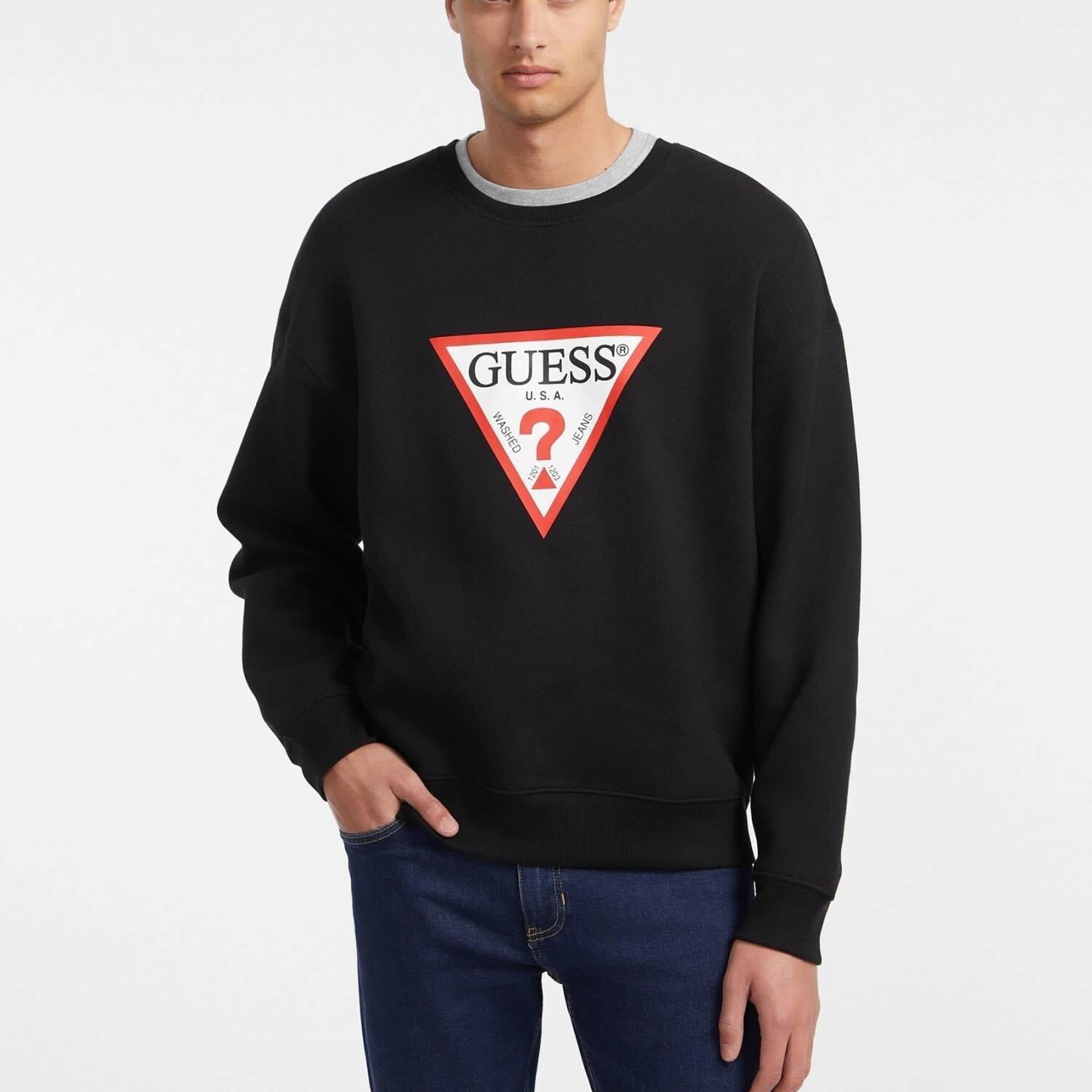 Guess Jeans Erkek Sweatshirt