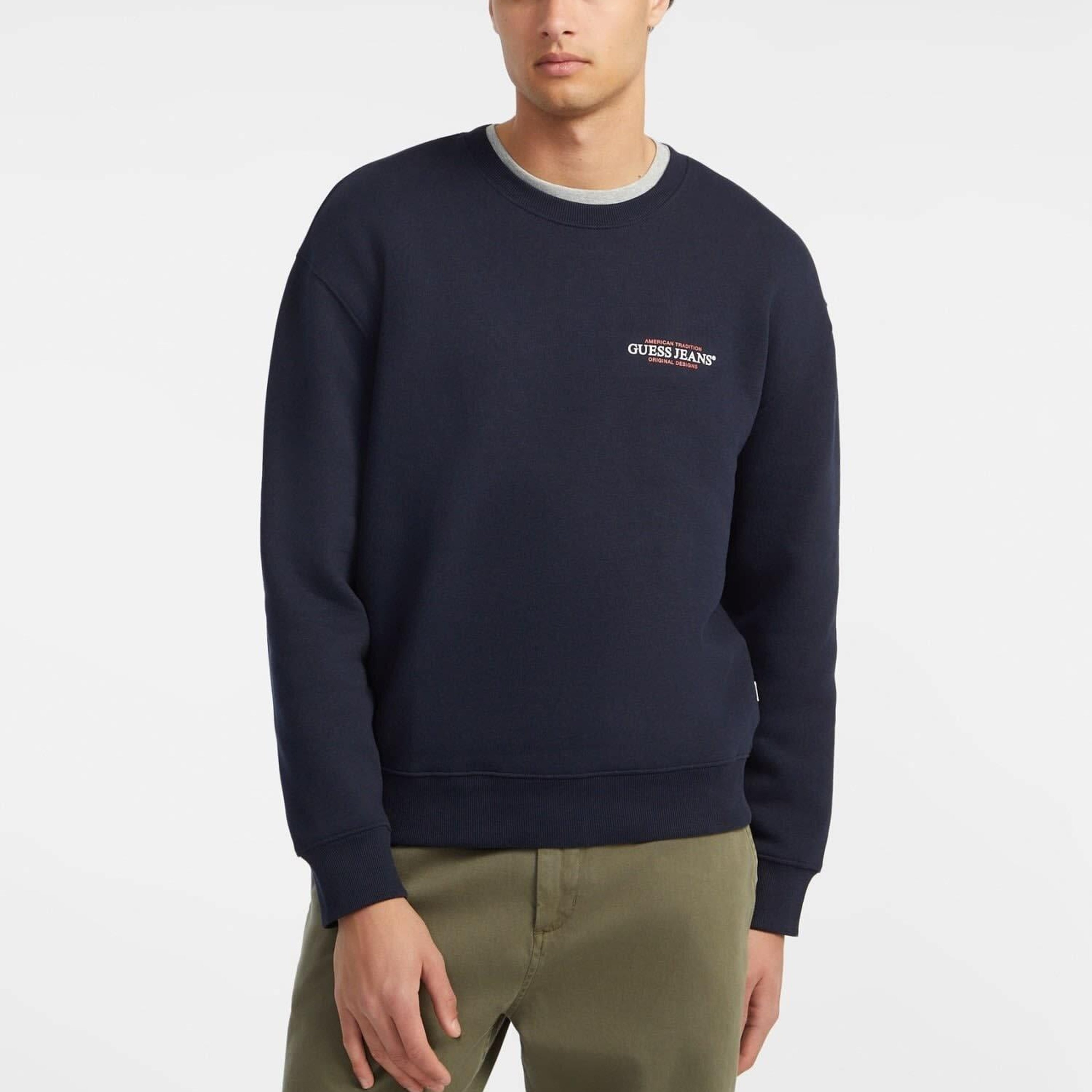 Guess Jeans Erkek Sweatshirt