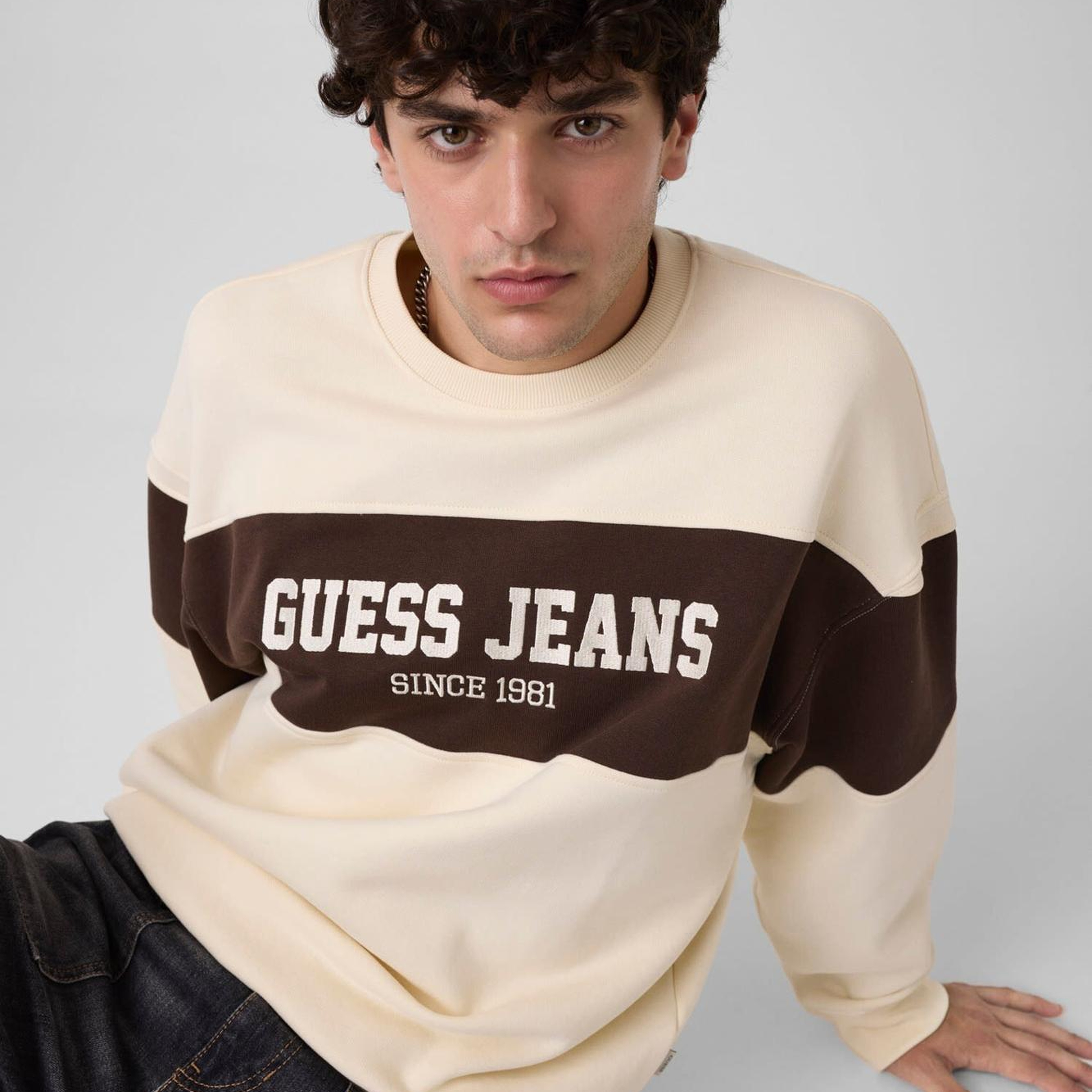 Guess Jeans Erkek Sweatshirt
