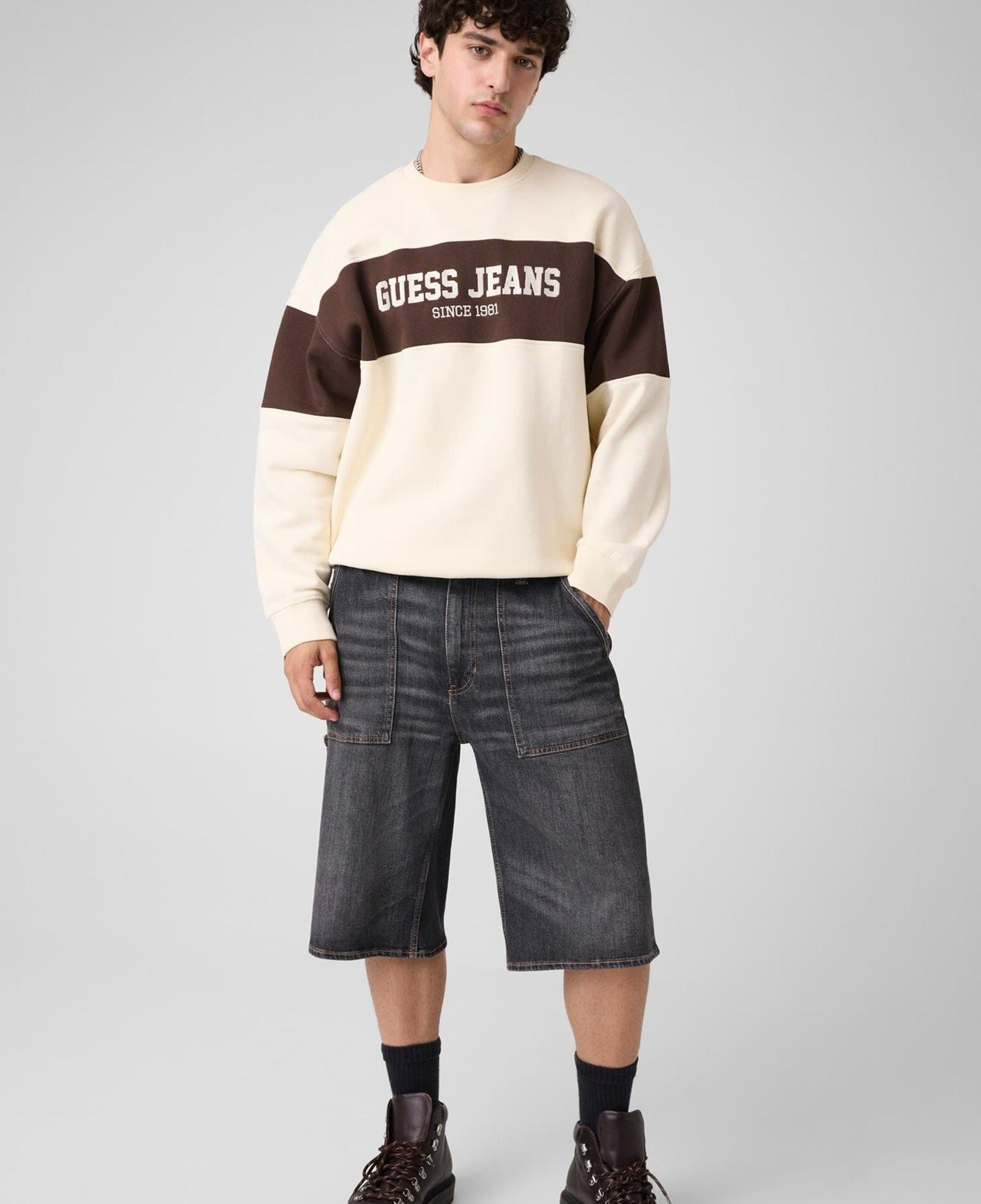 Guess Jeans Erkek Sweatshirt