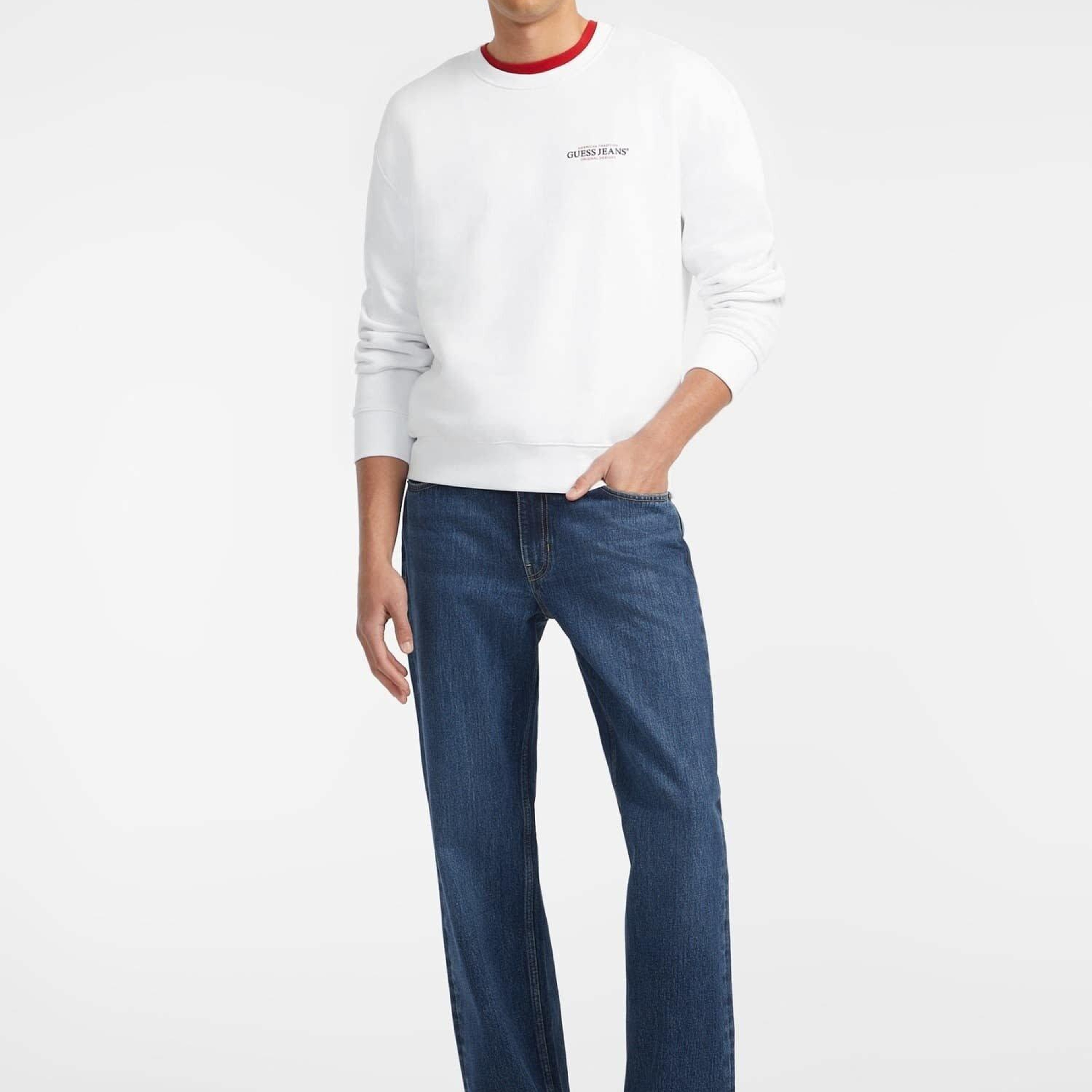 Guess Jeans Erkek Sweatshirt