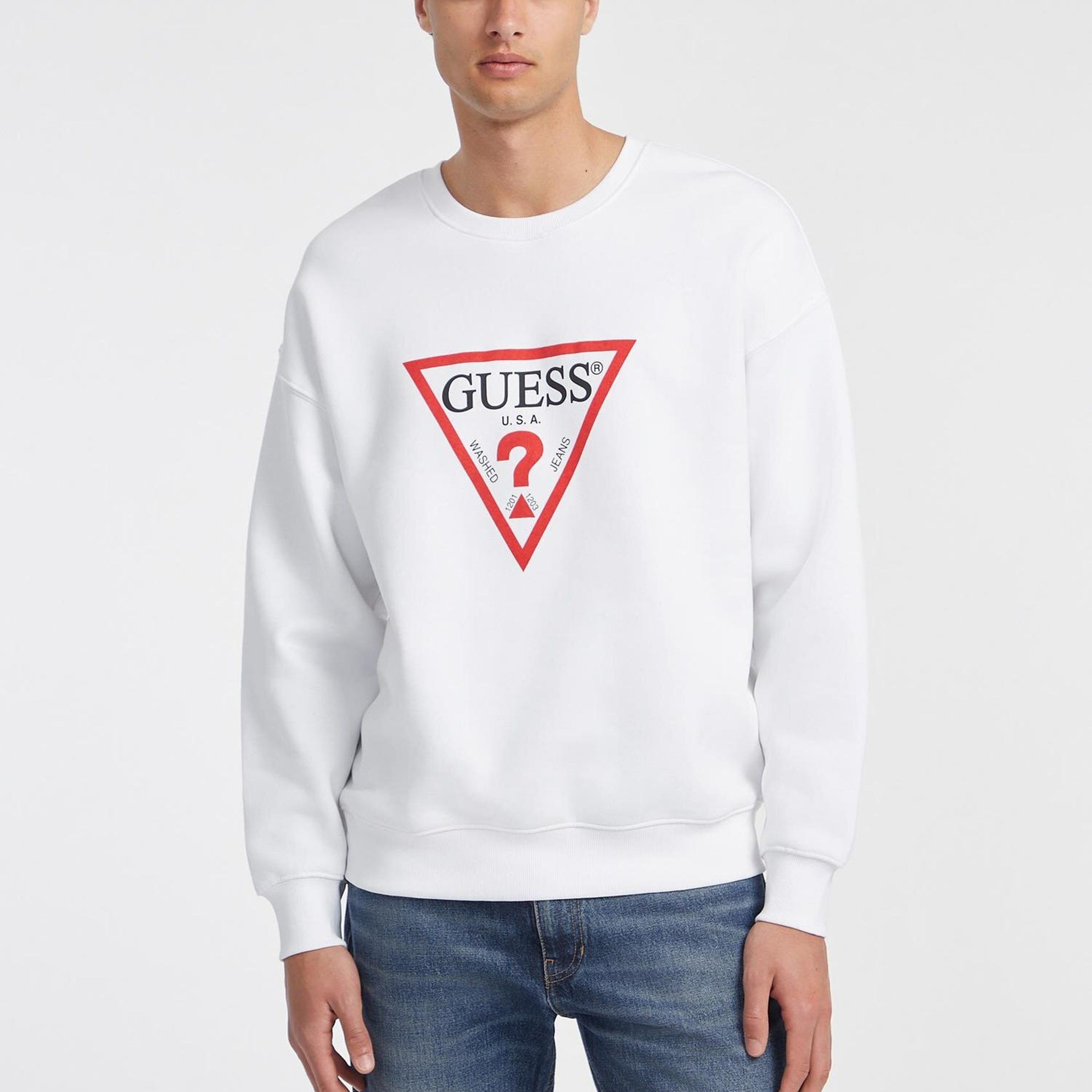 Guess Jeans Erkek Sweatshirt