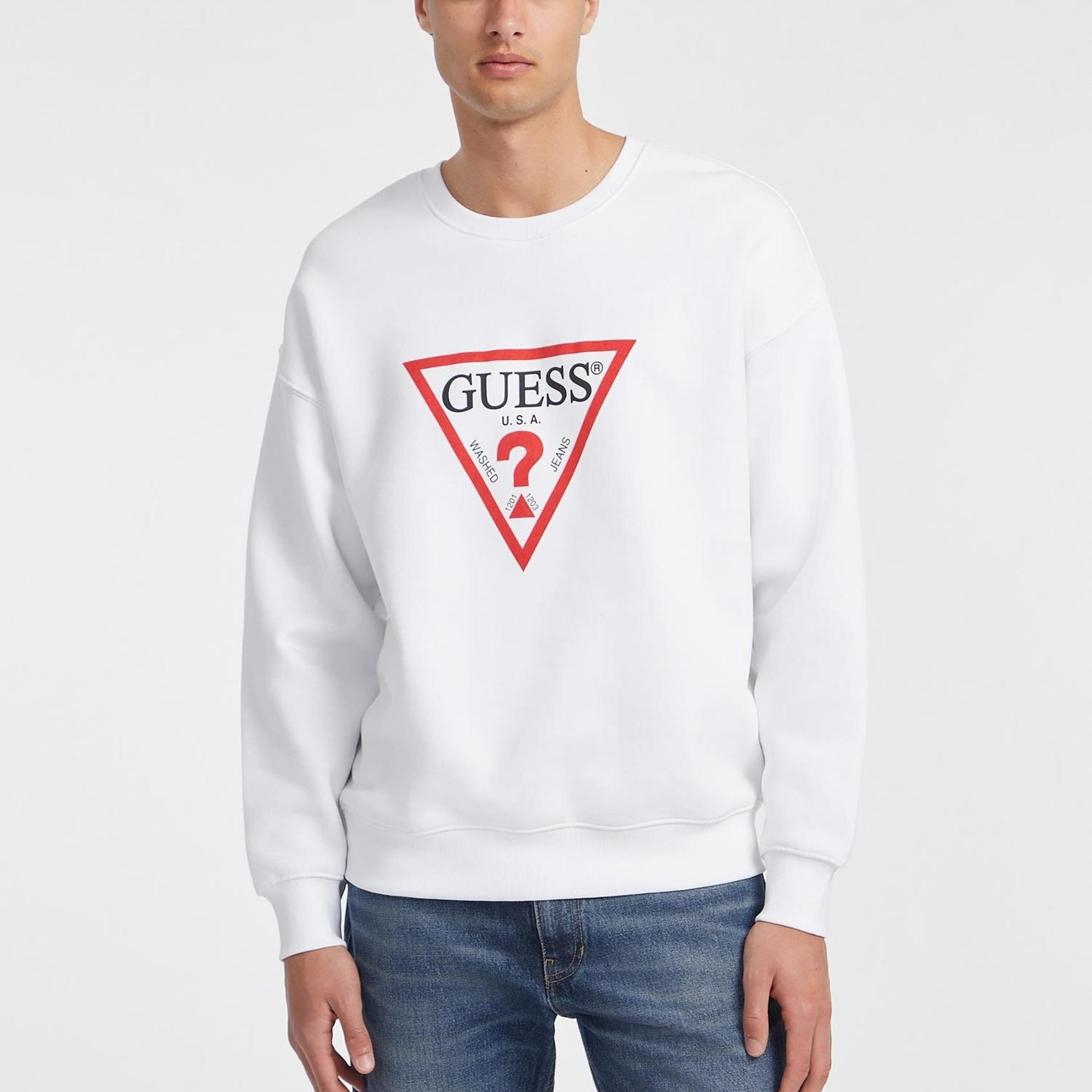 Guess Jeans Erkek Sweatshirt