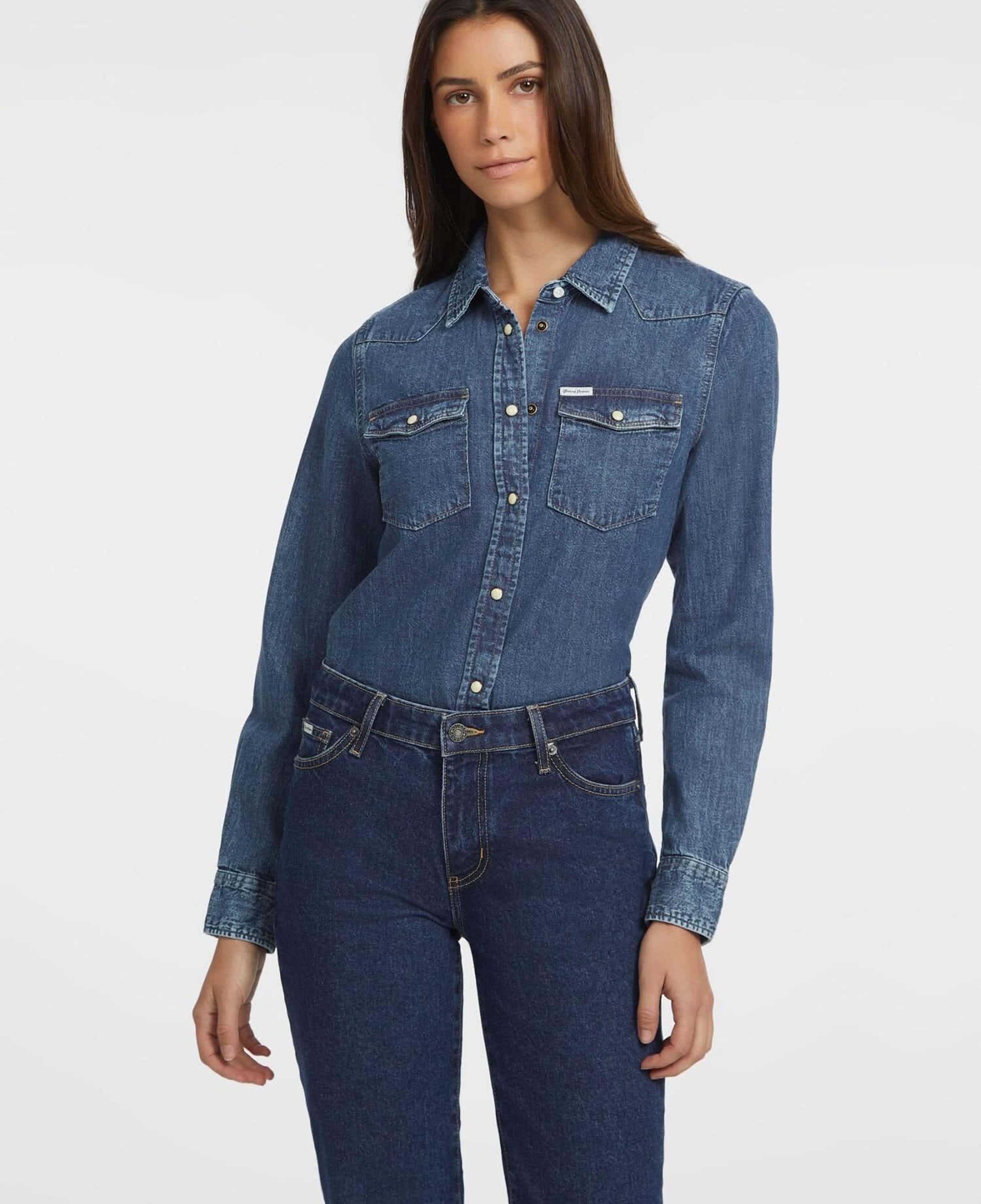 Guess Jeans Kadın Denim Gömlek
