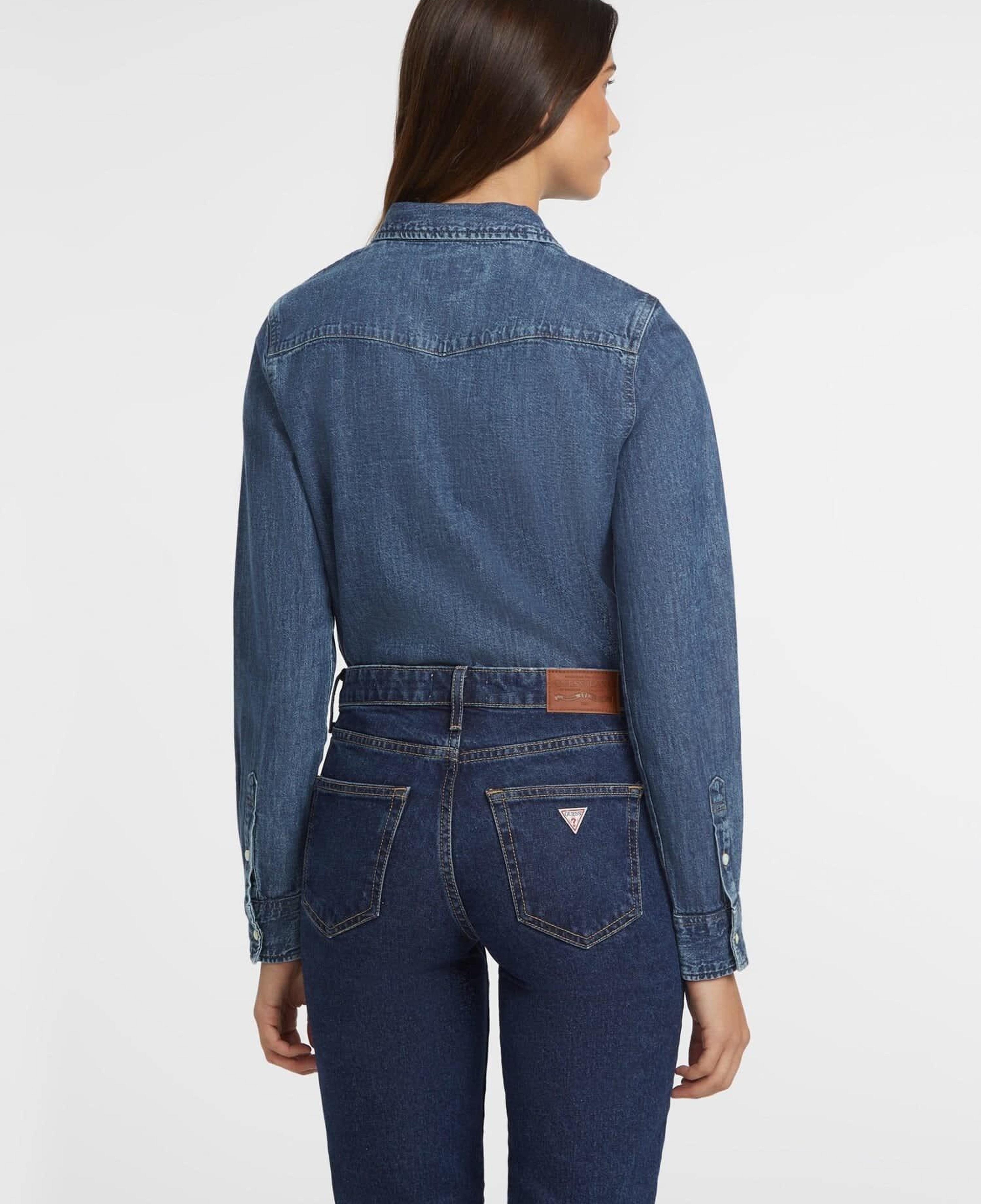 Guess Jeans Kadın Denim Gömlek