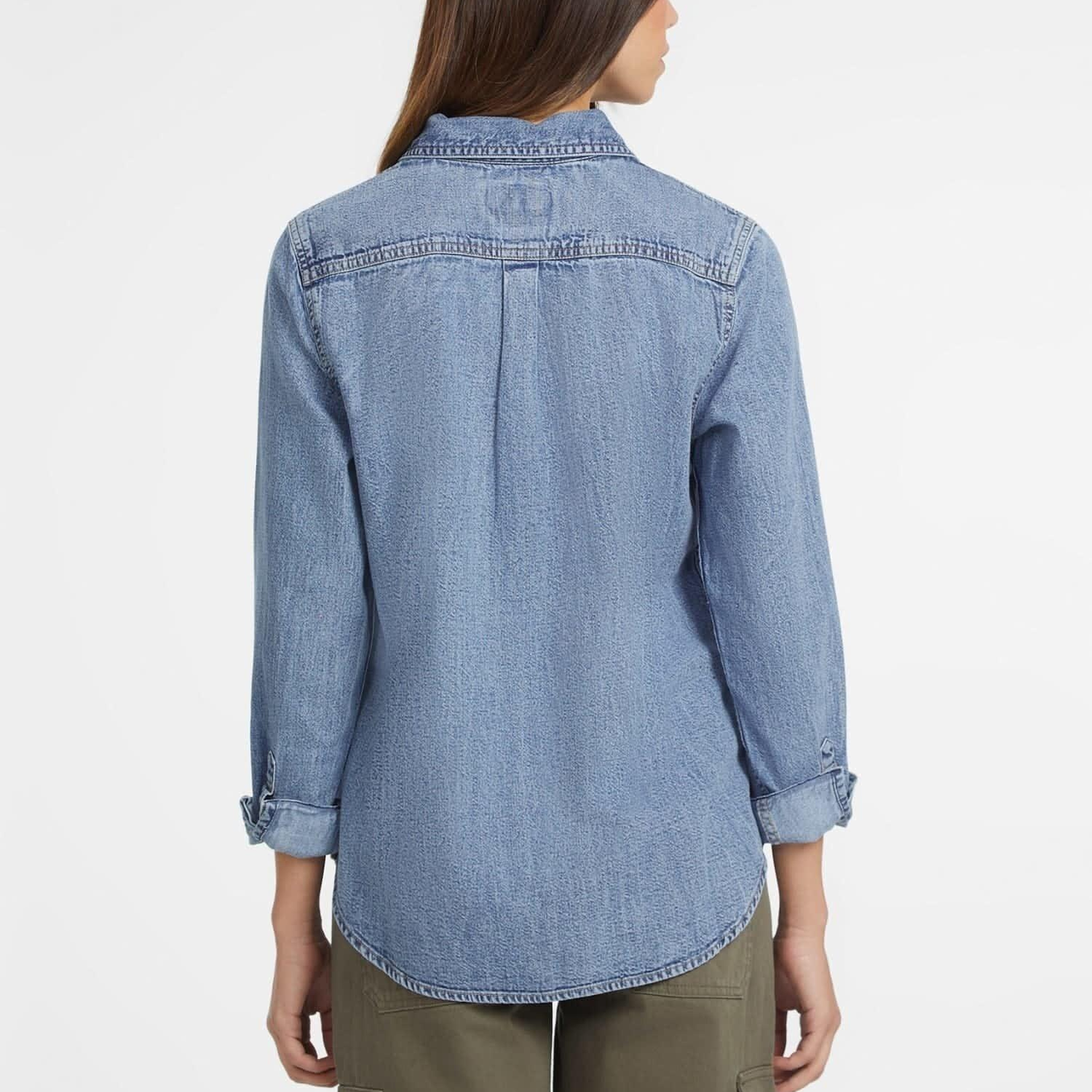 Guess Jeans Kadın Denim Gömlek