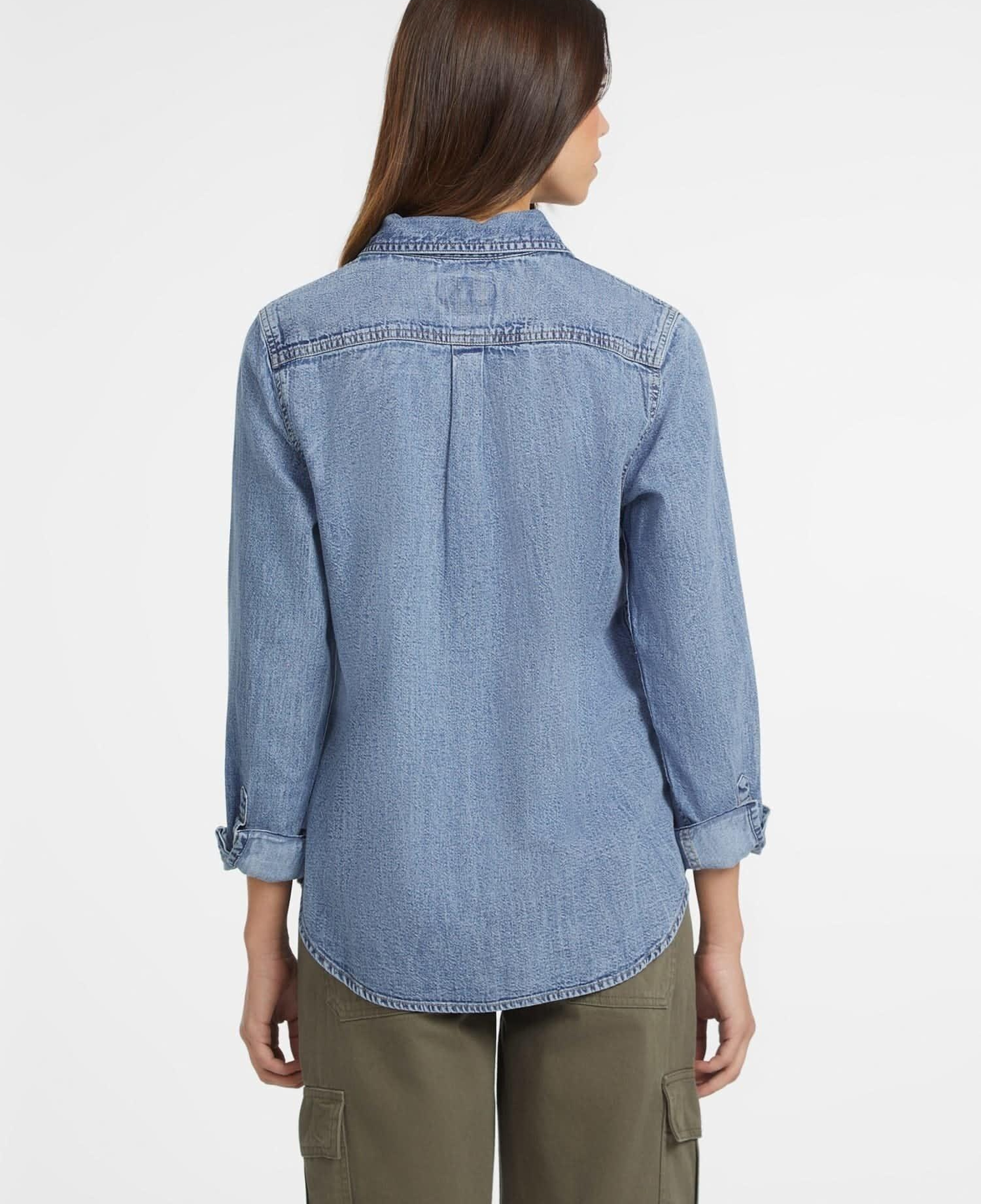 Guess Jeans Kadın Denim Gömlek