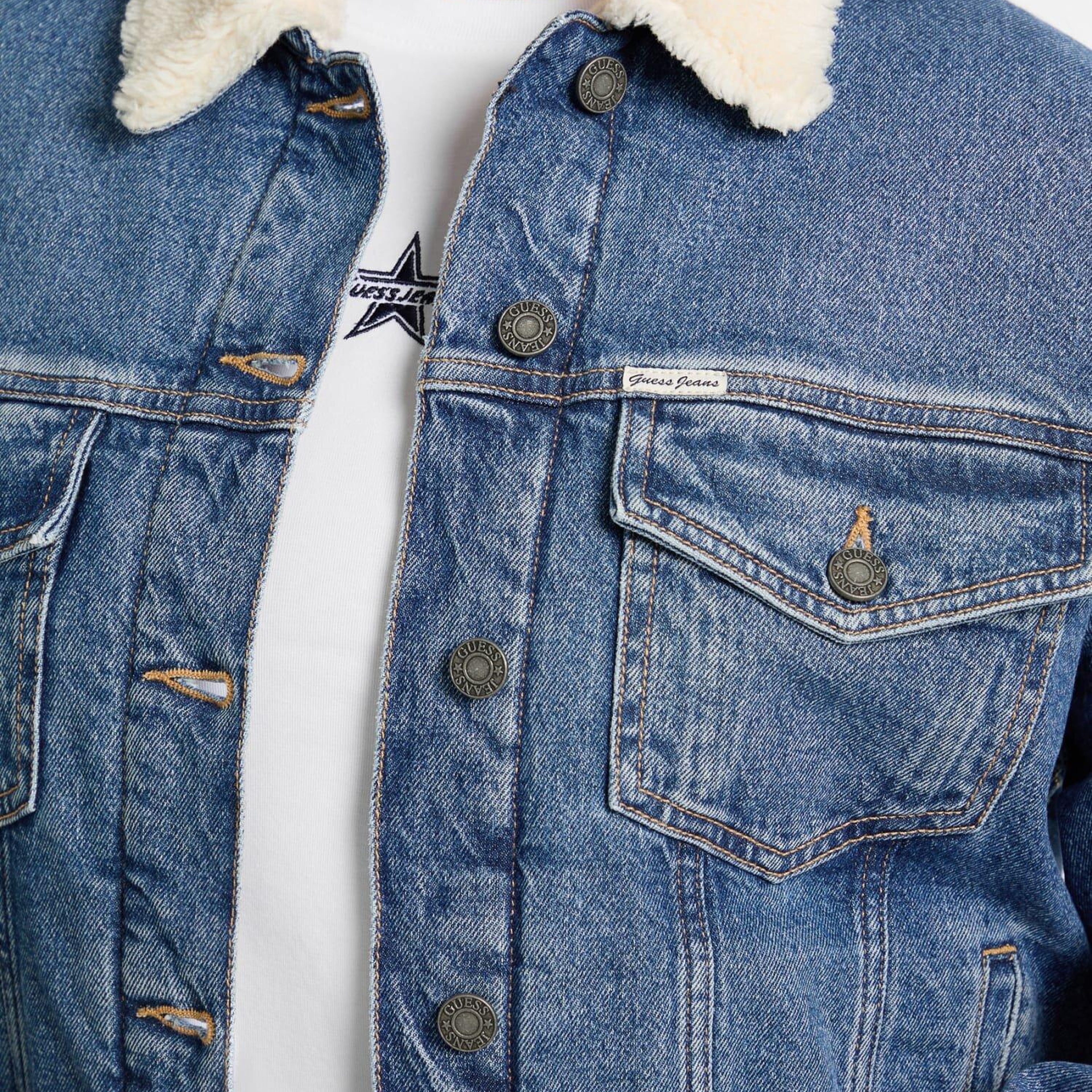 Guess Jeans Kadın Denim Ceket