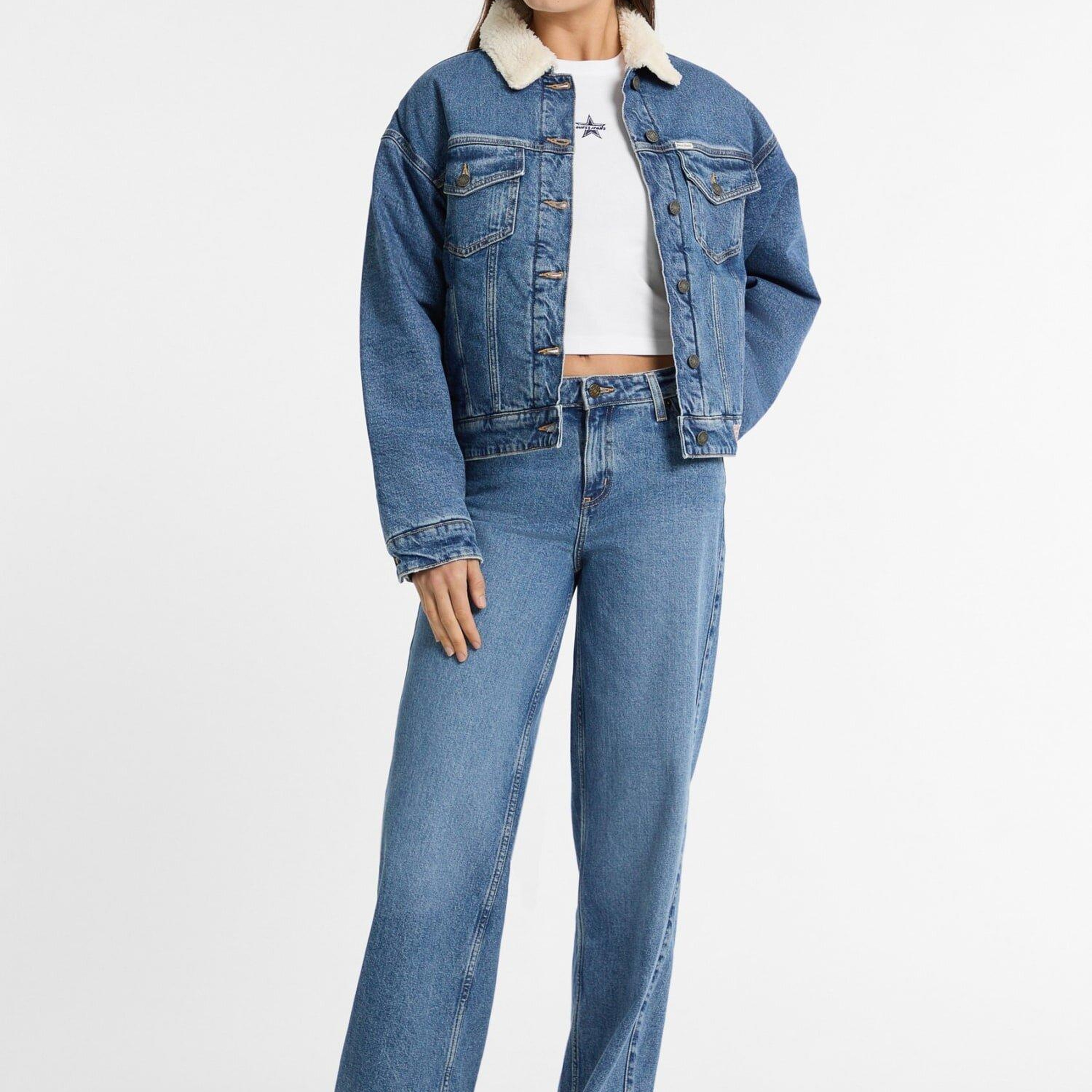 Guess Jeans Kadın Denim Ceket