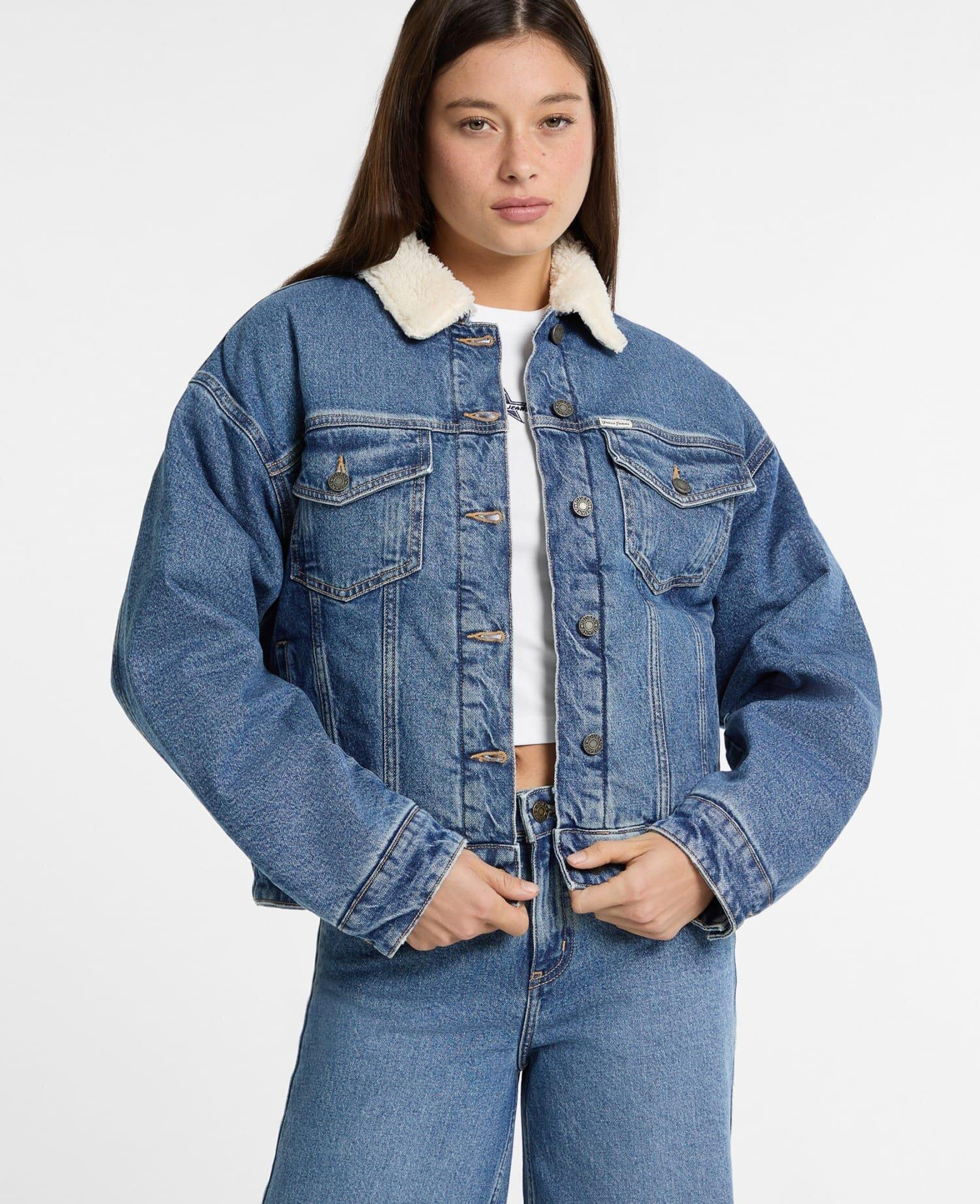 Guess Jeans Kadın Denim Ceket