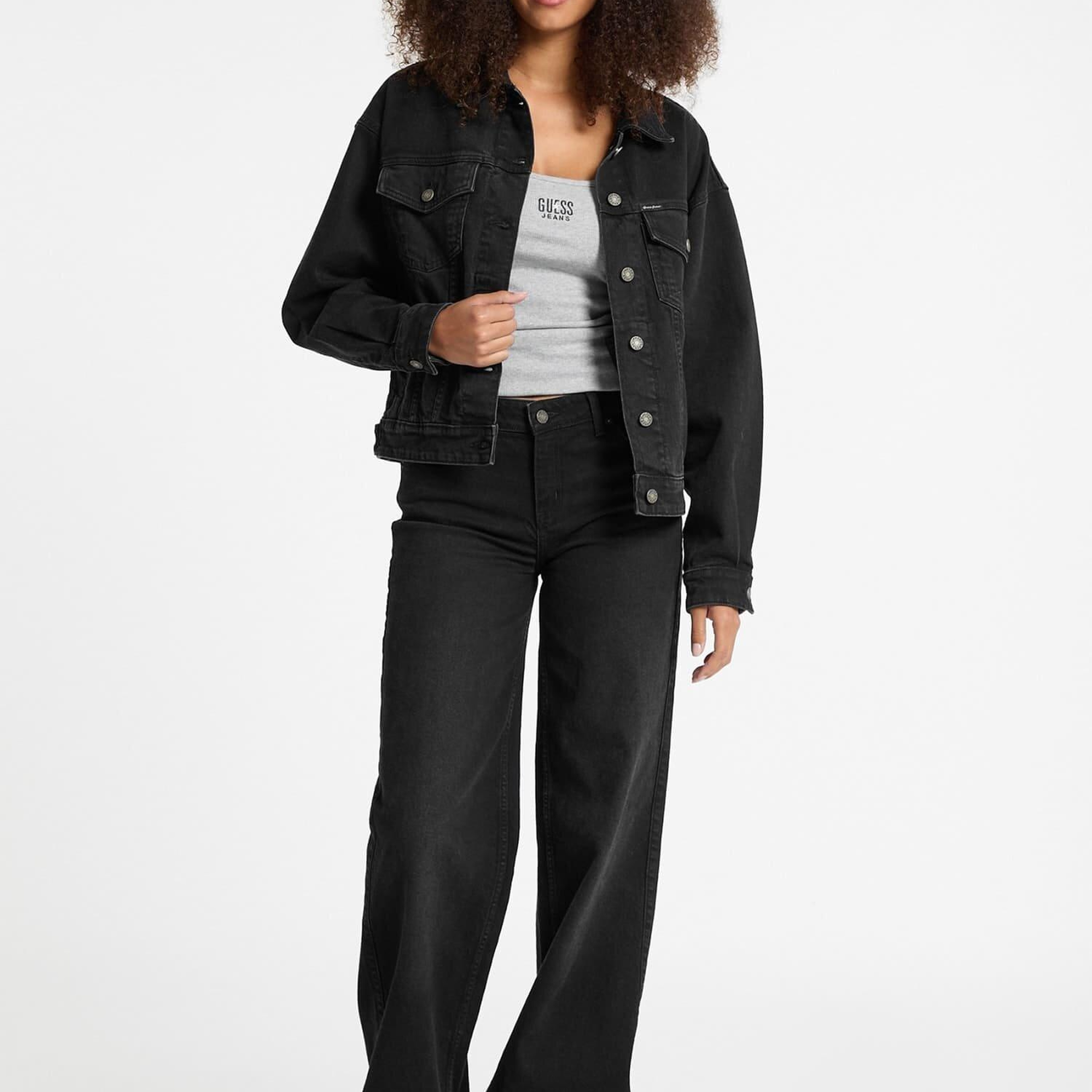Guess Jeans Kadın Denim Ceket
