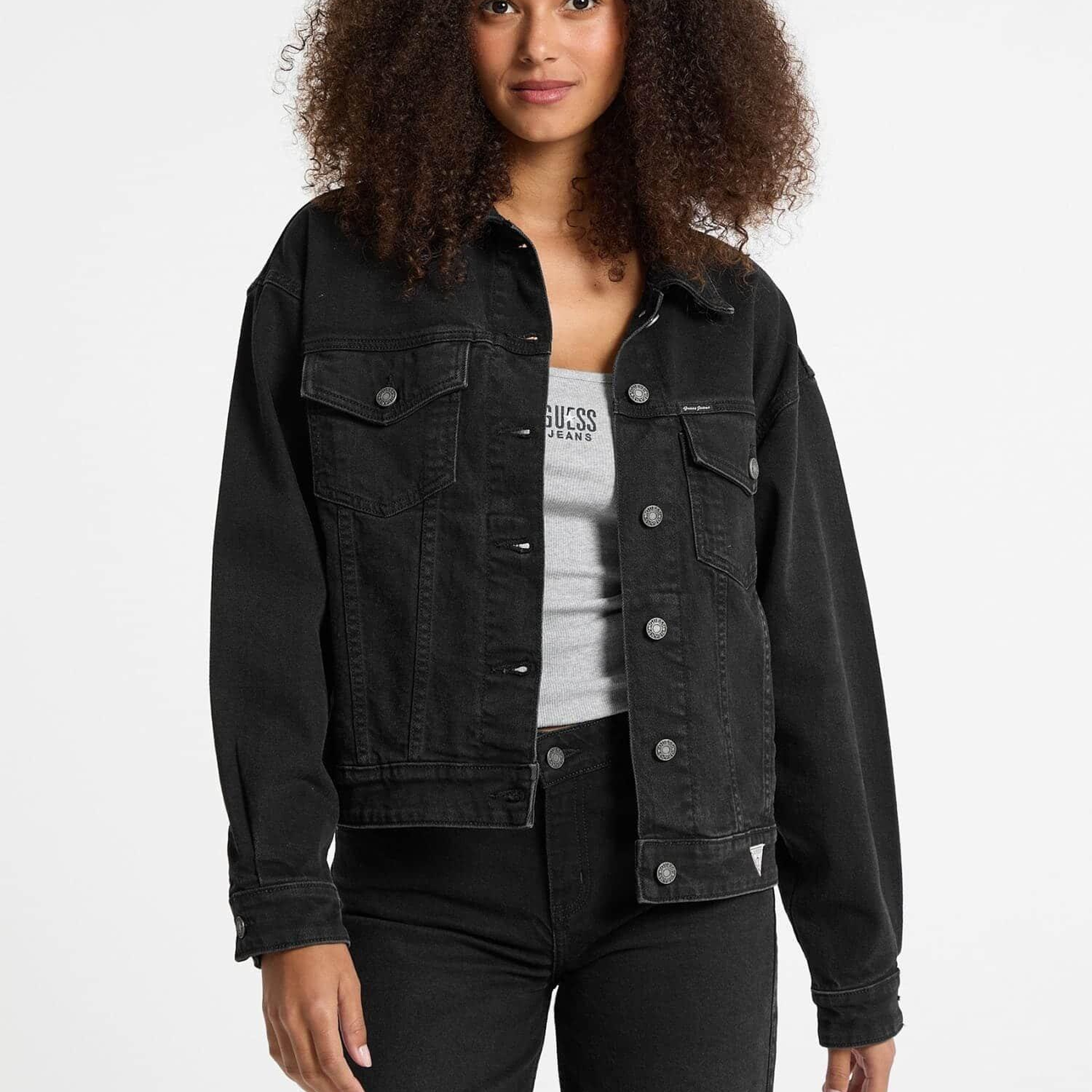 Guess Jeans Kadın Denim Ceket