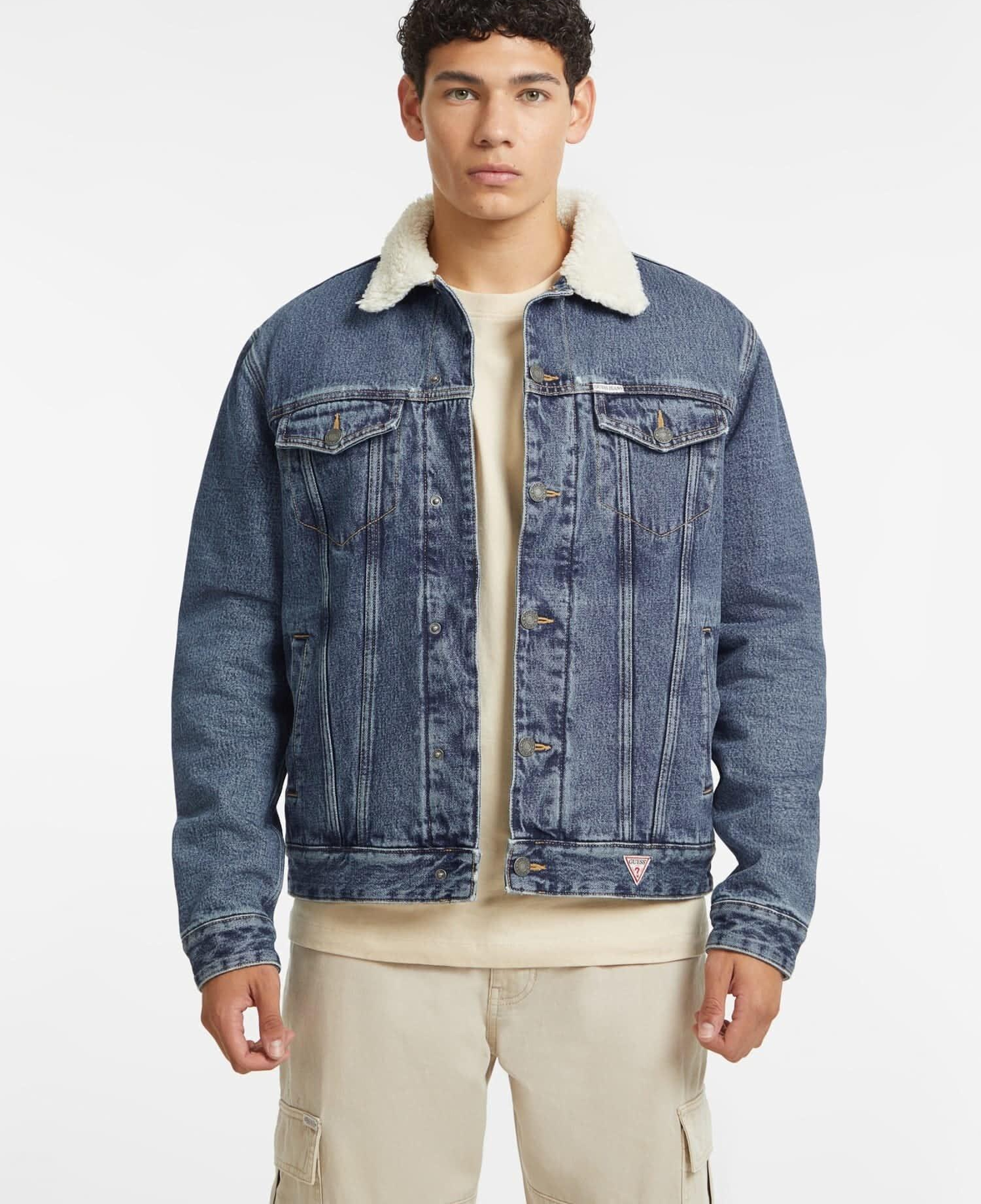 Guess Jeans Erkek Denim Ceket