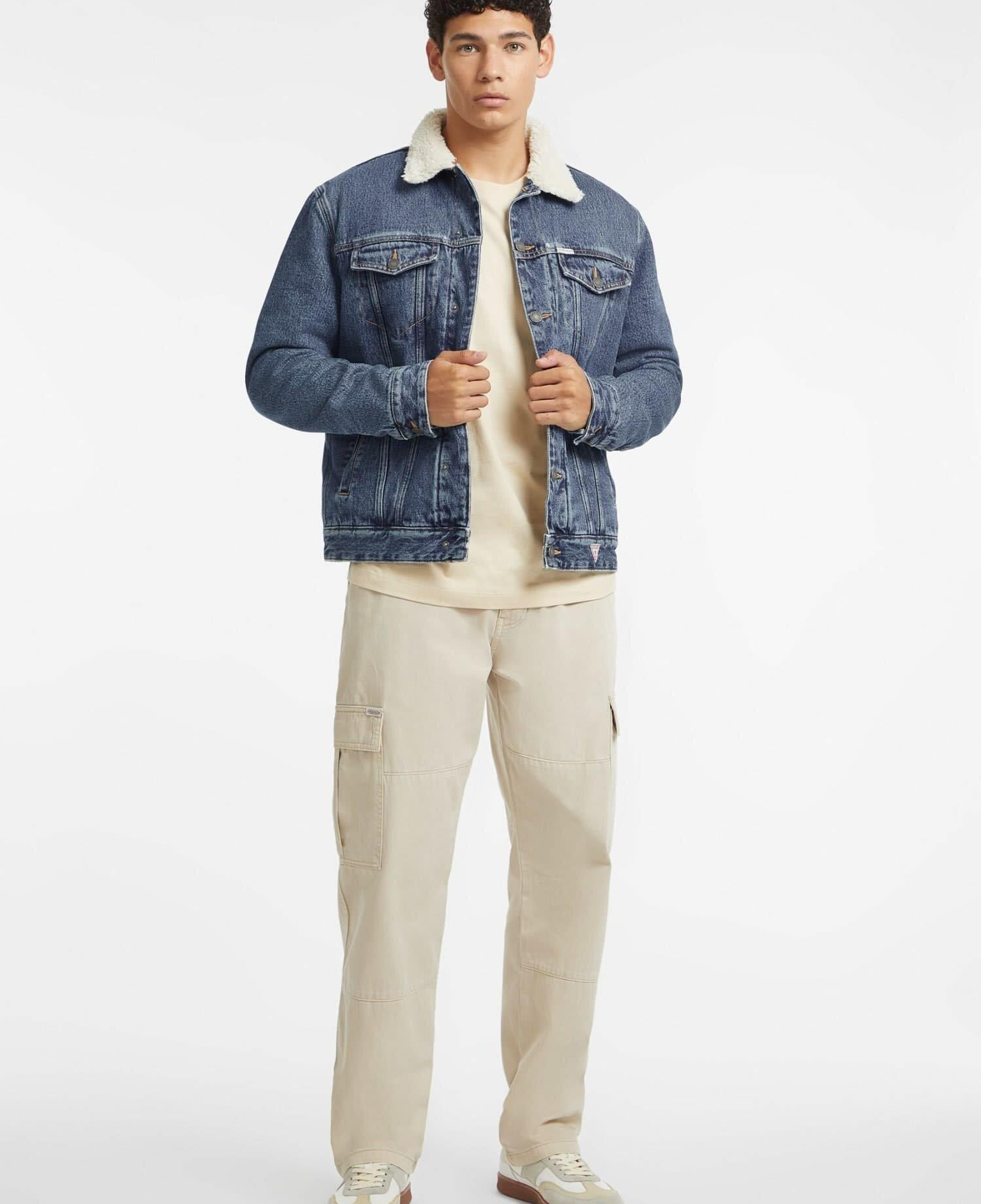 Guess Jeans Erkek Denim Ceket