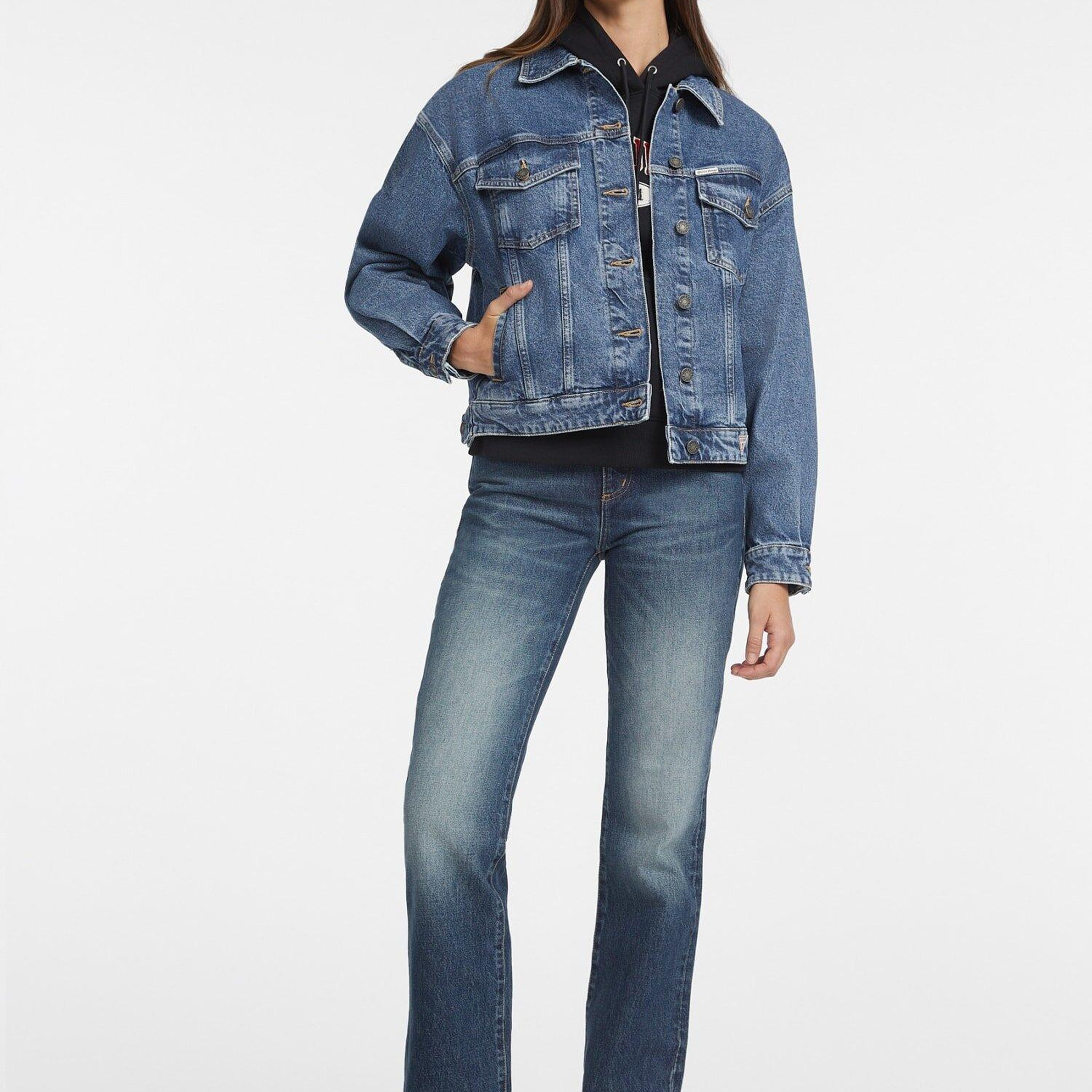 Guess Jeans Kadın Denim Ceket