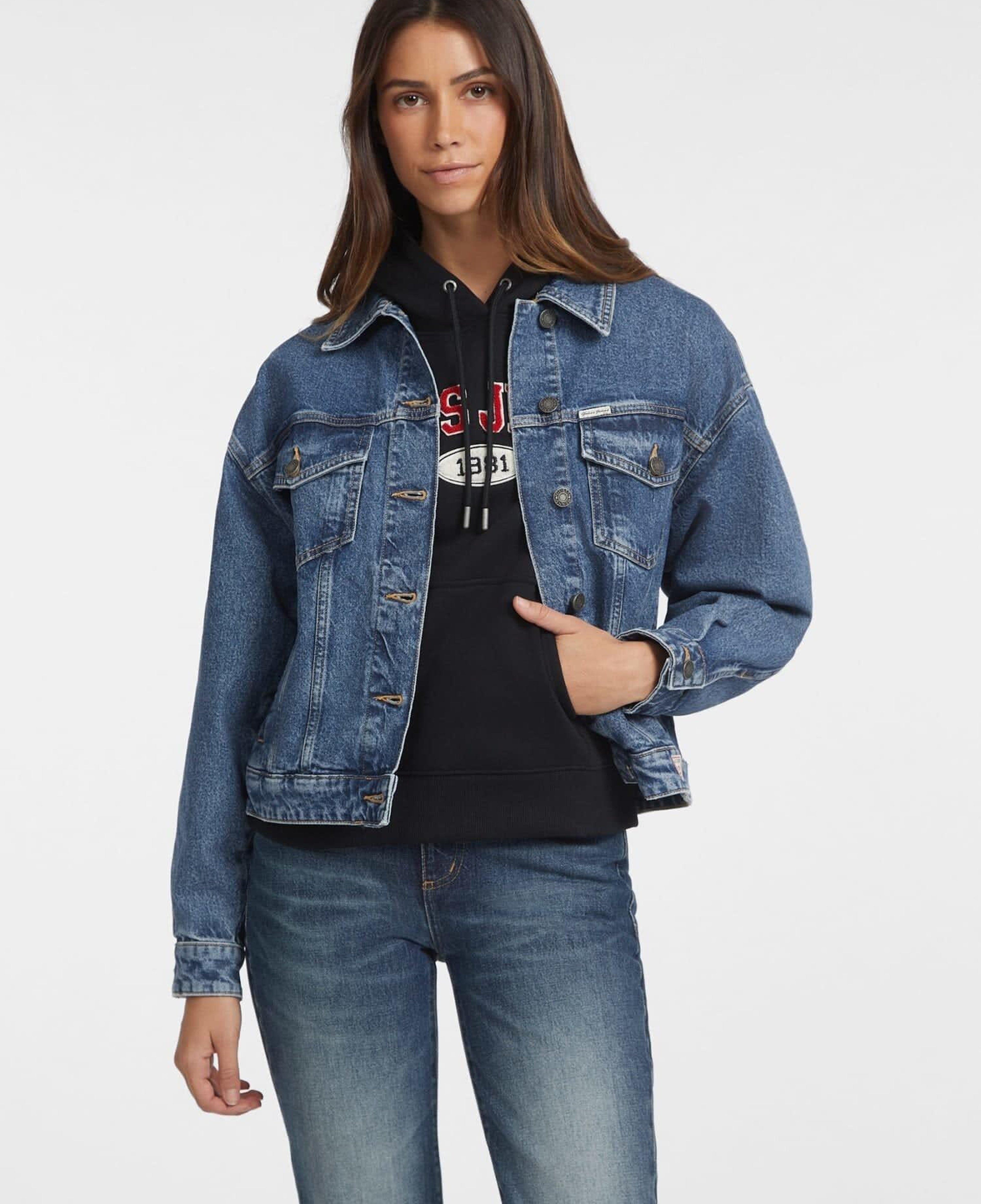 Guess Jeans Kadın Denim Ceket
