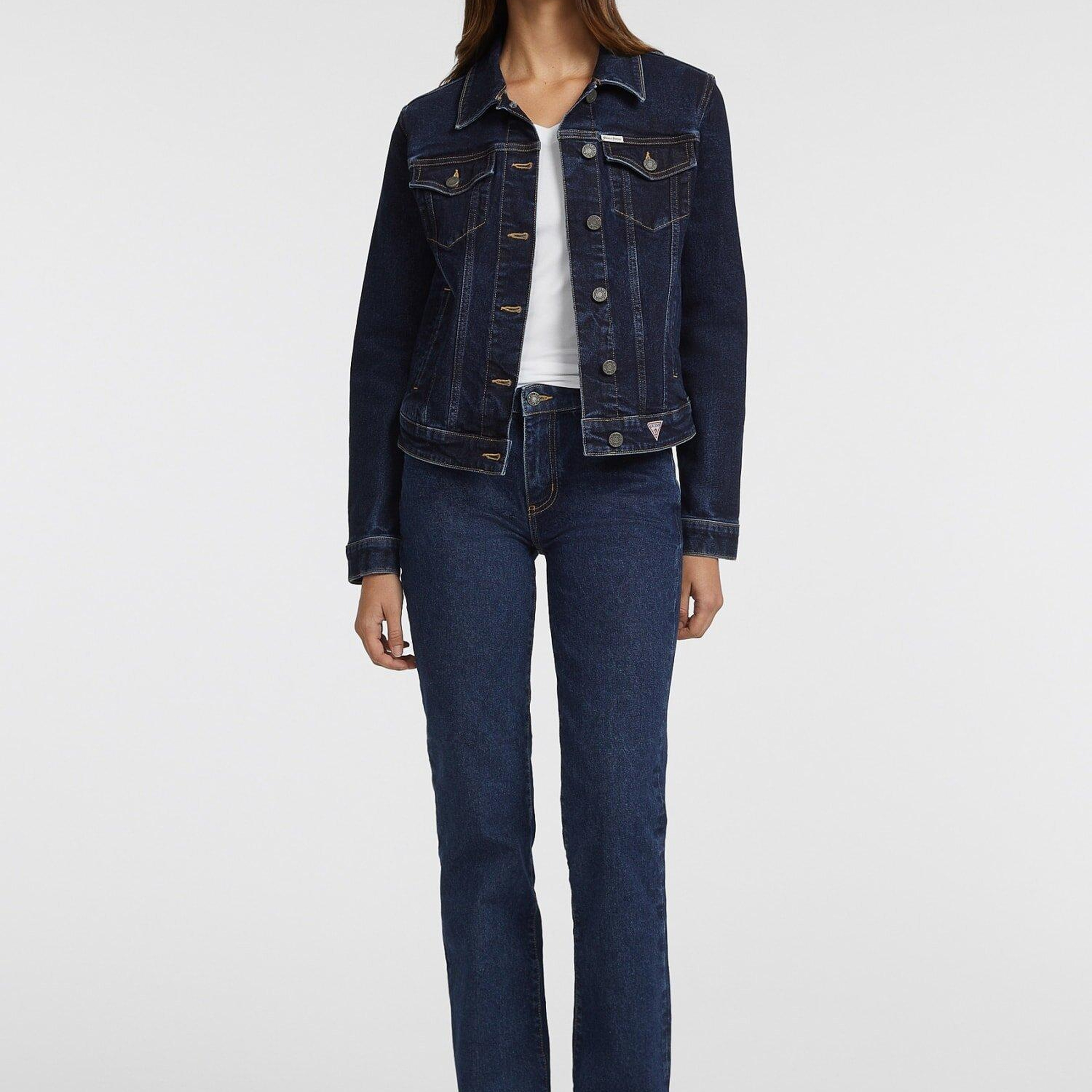 Guess Jeans Kadın Denim Ceket