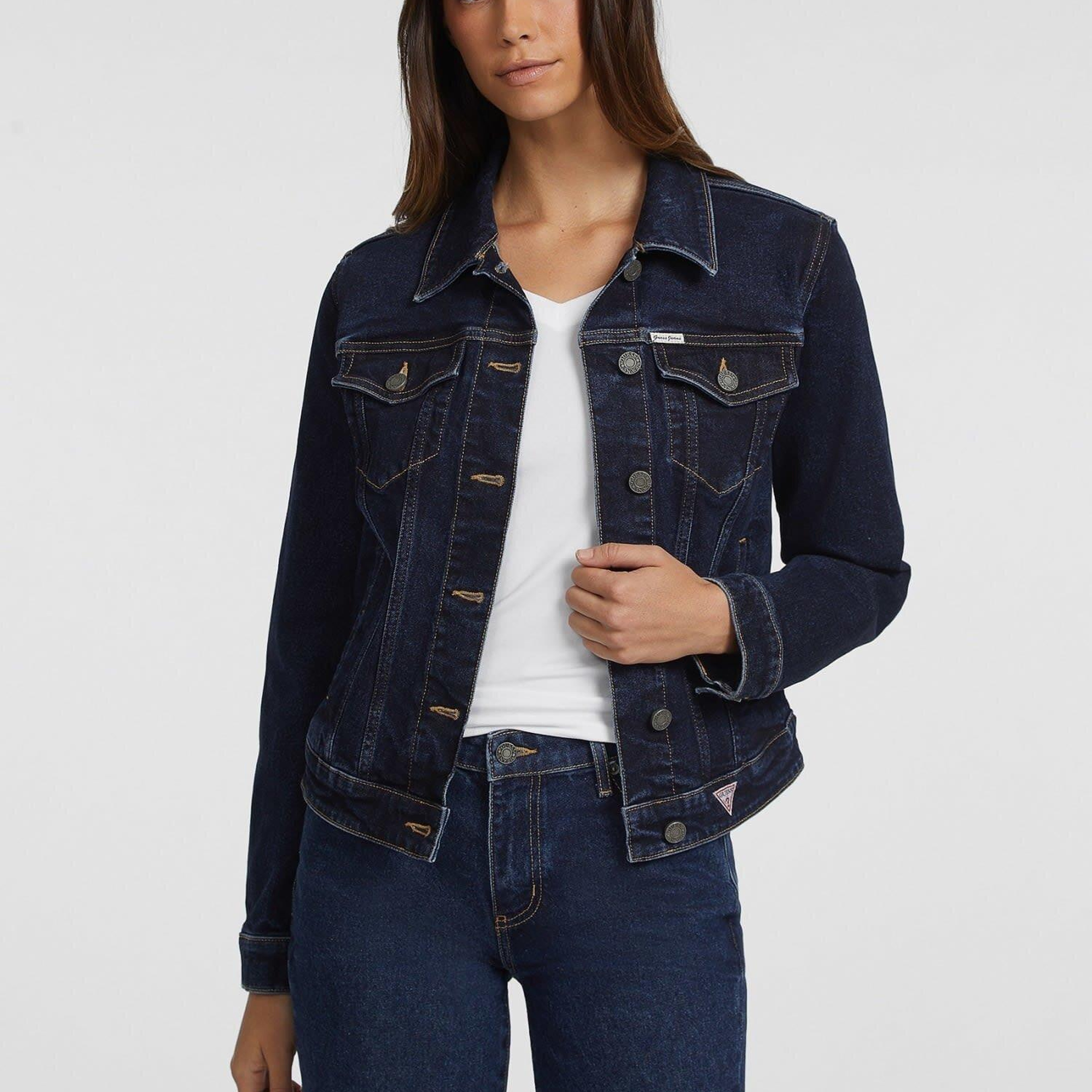 Guess Jeans Kadın Denim Ceket