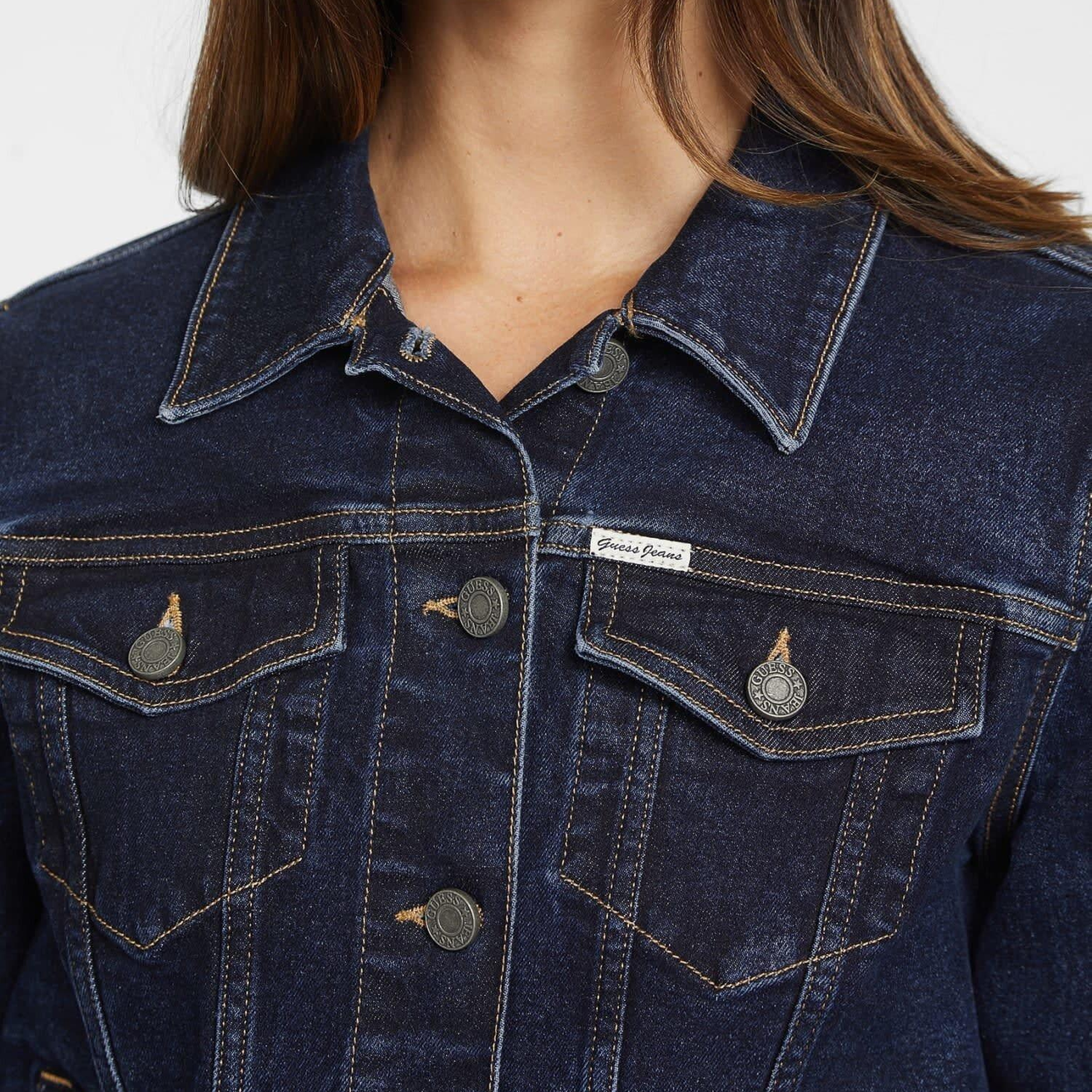 Guess Jeans Kadın Denim Ceket