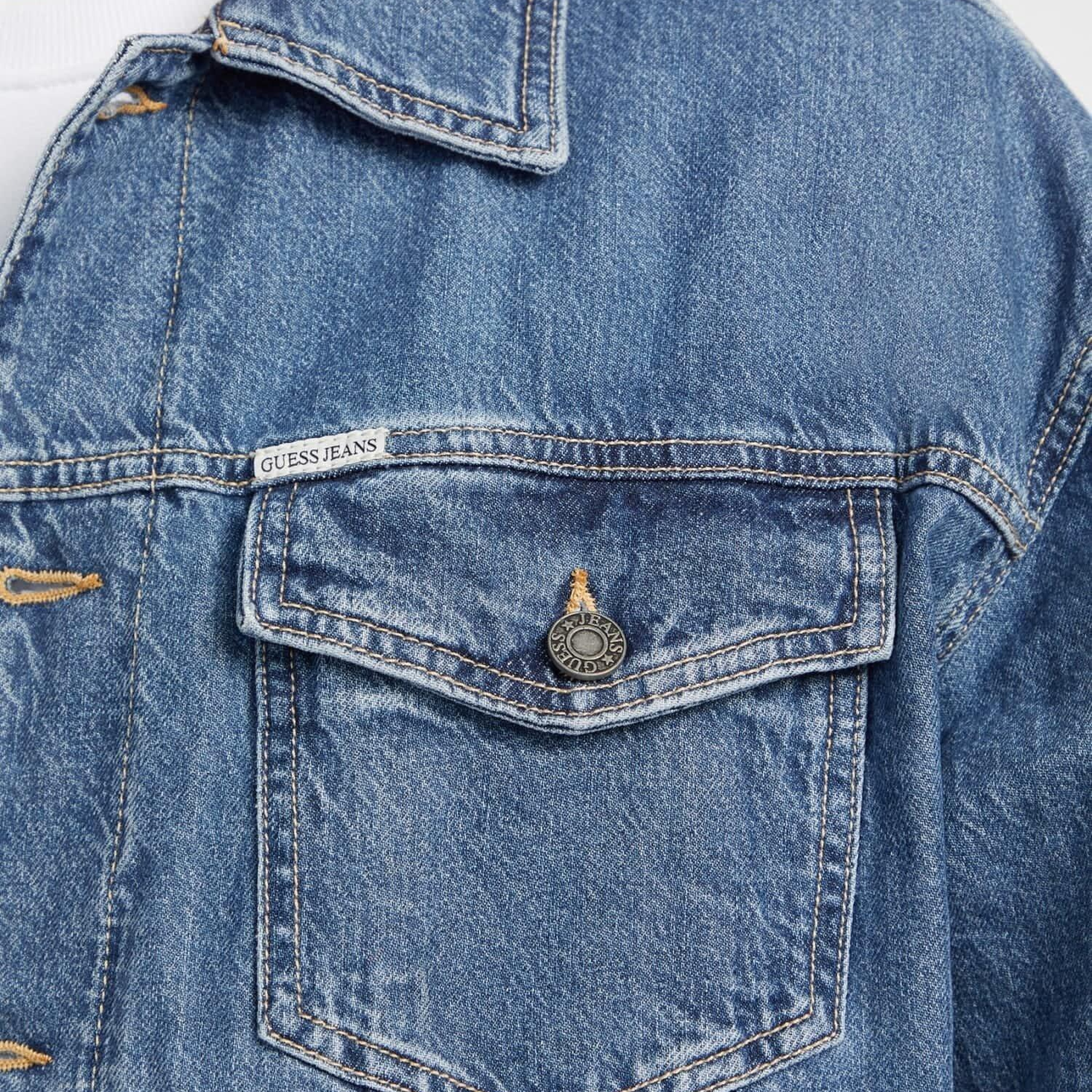 Guess Jeans Erkek Denim Ceket