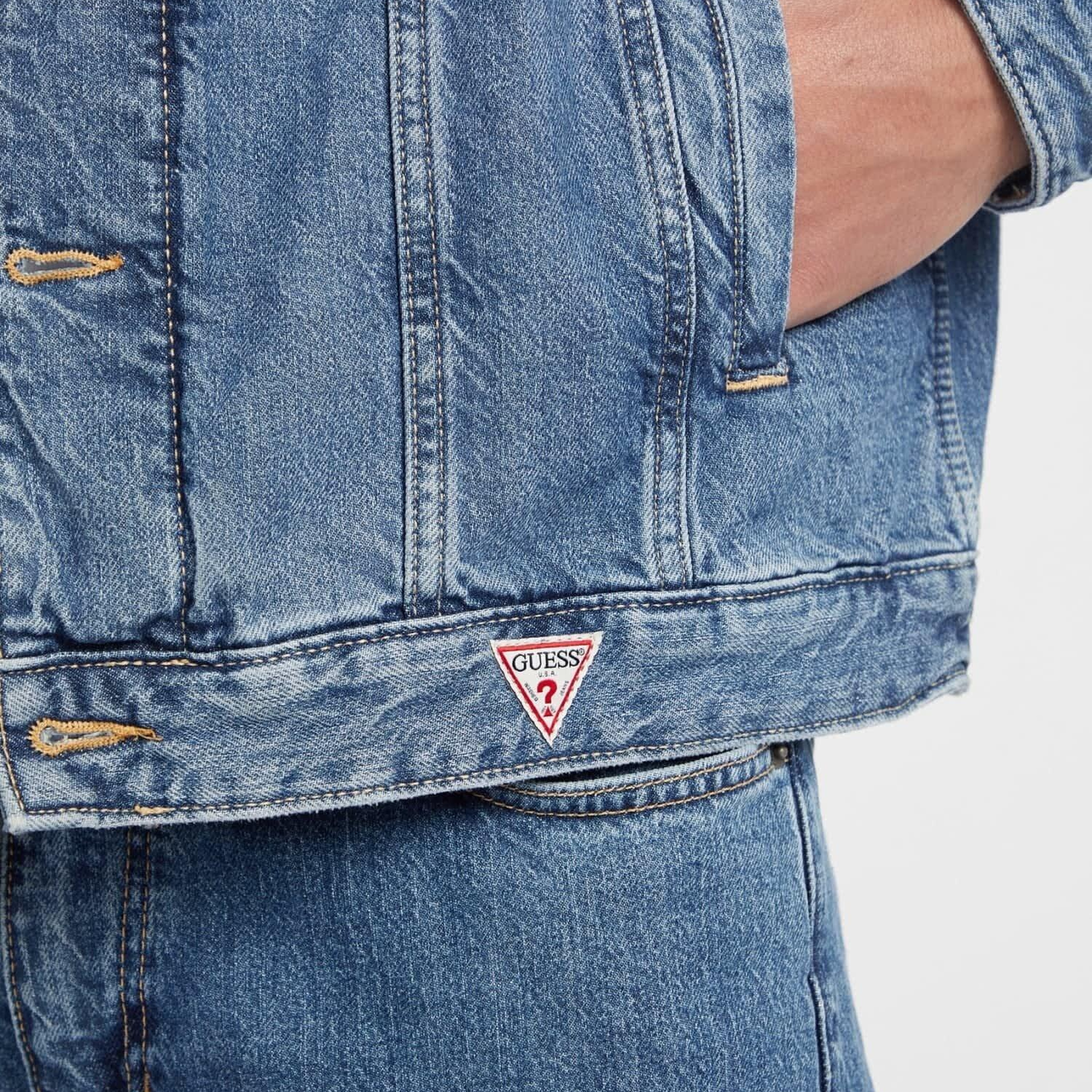 Guess Jeans Erkek Denim Ceket