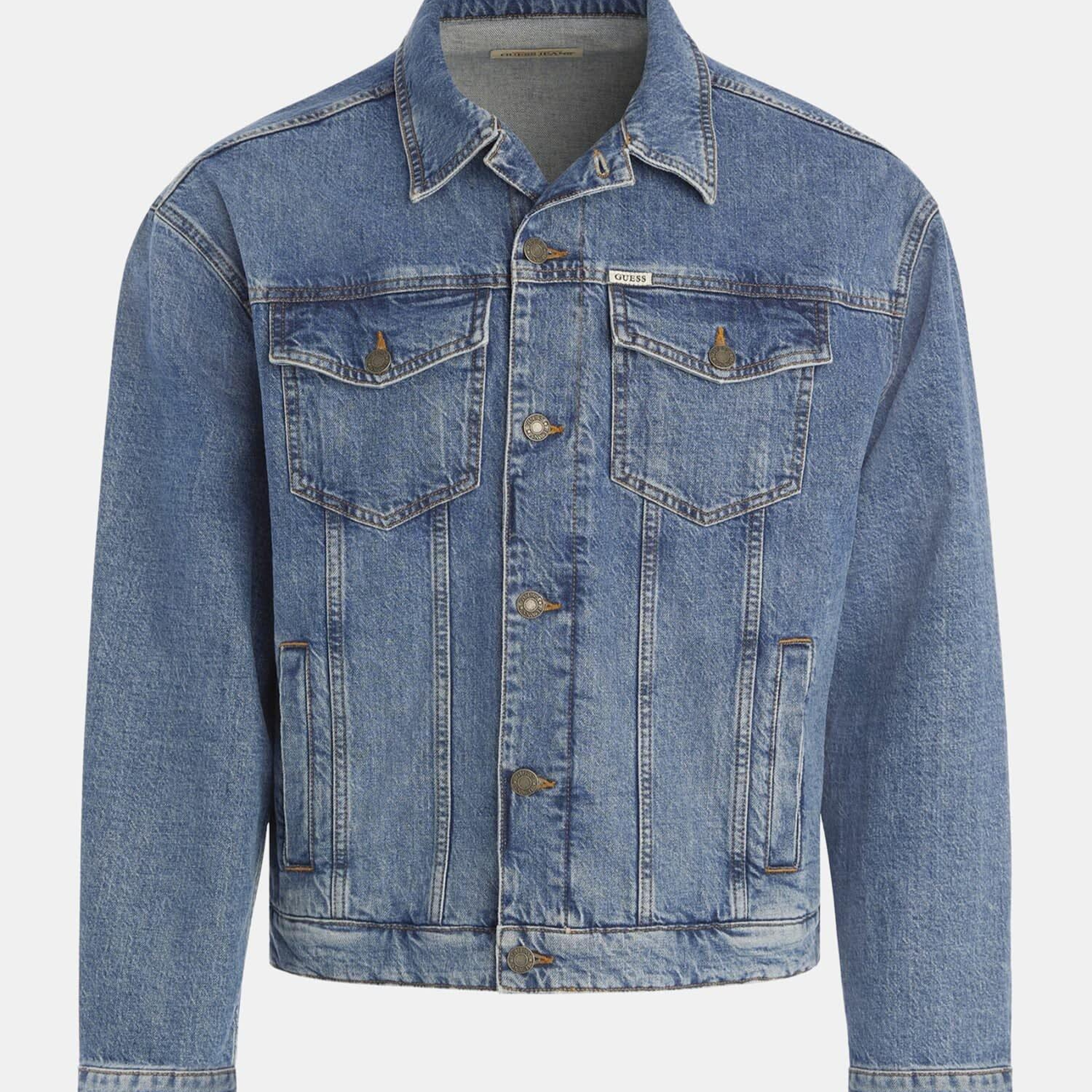 Guess Jeans Erkek Denim Ceket