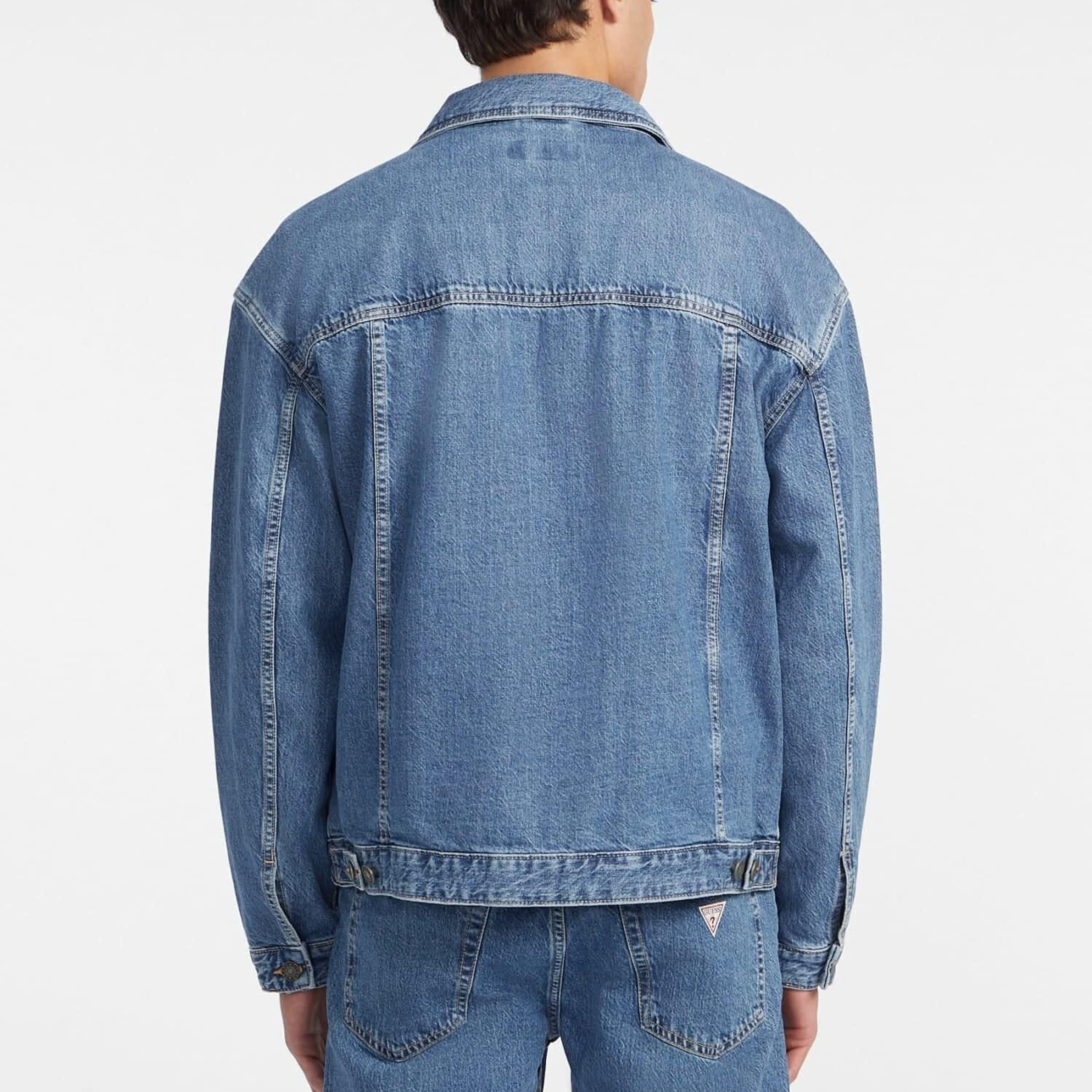 Guess Jeans Erkek Denim Ceket