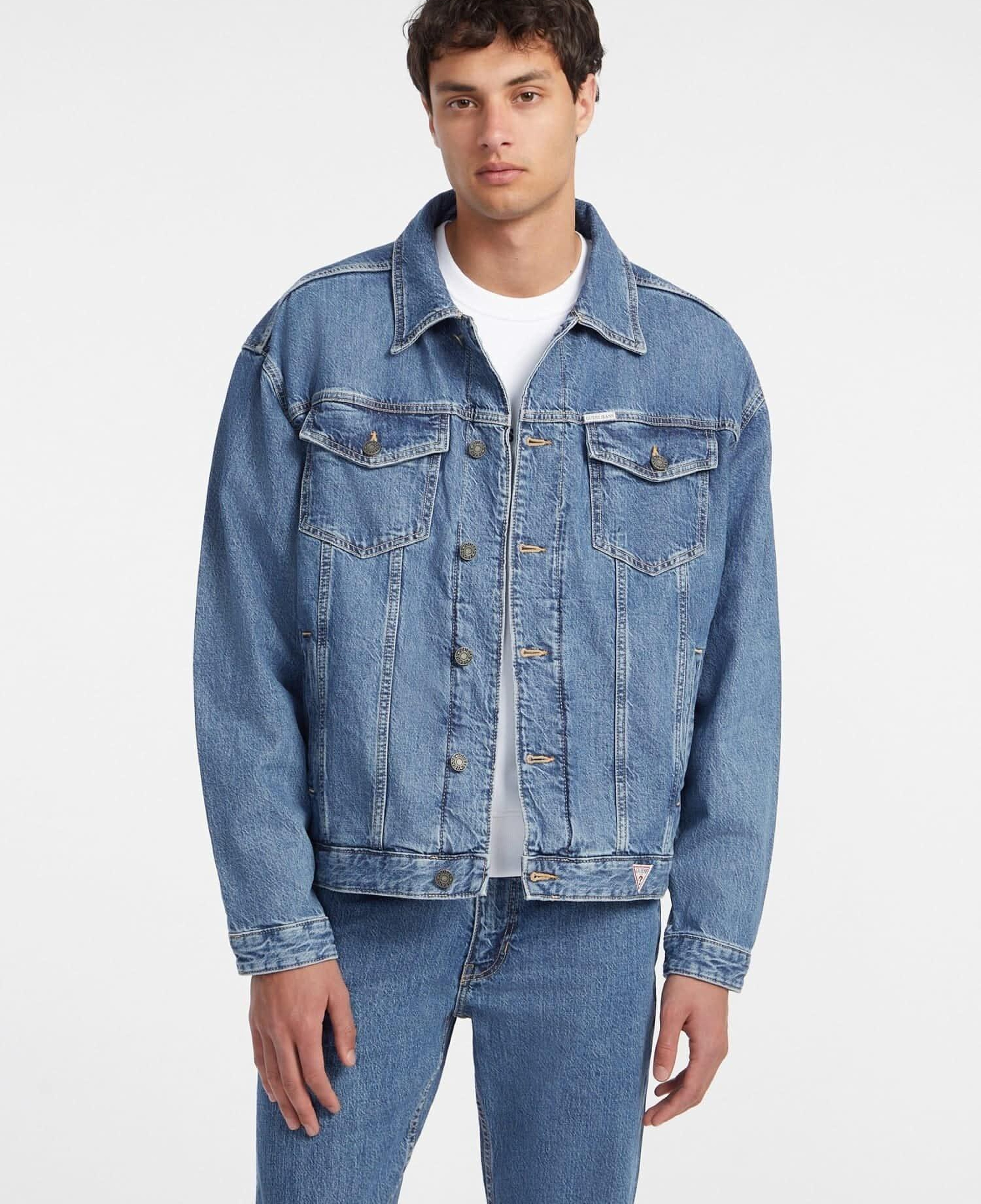 Guess Jeans Erkek Denim Ceket