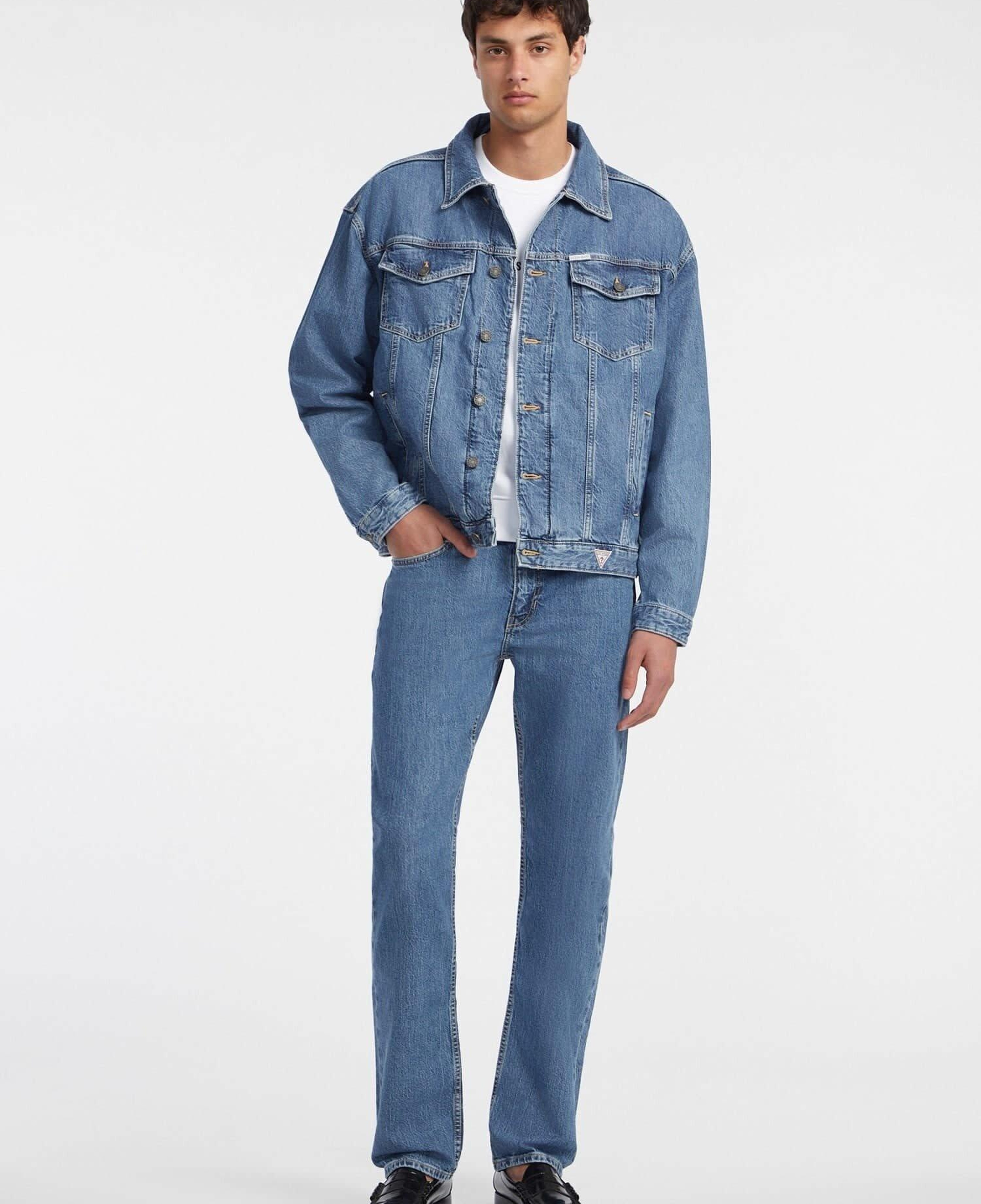 Guess Jeans Erkek Denim Ceket
