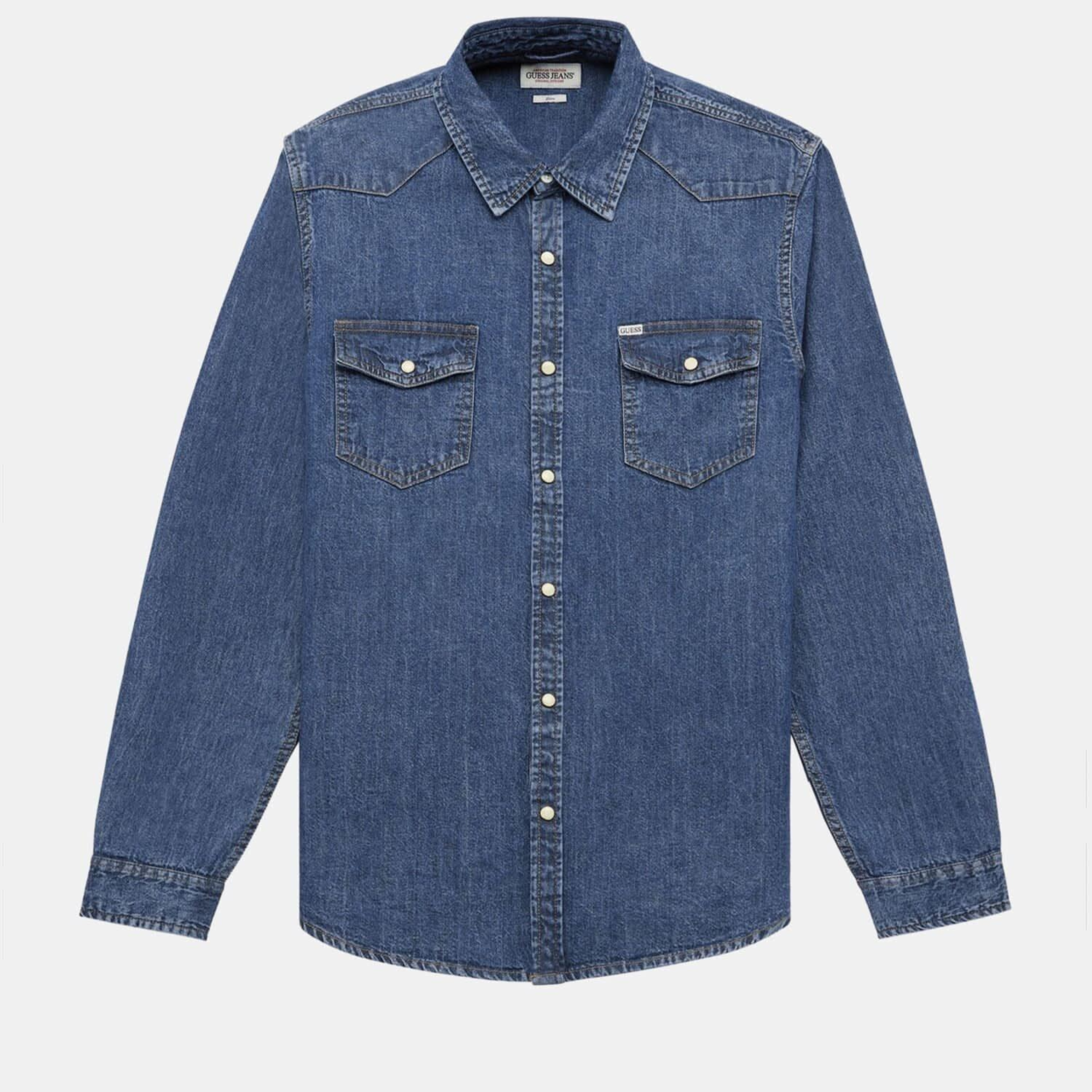 Guess Jeans Erkek Slim Fit DenSlim Gömlek