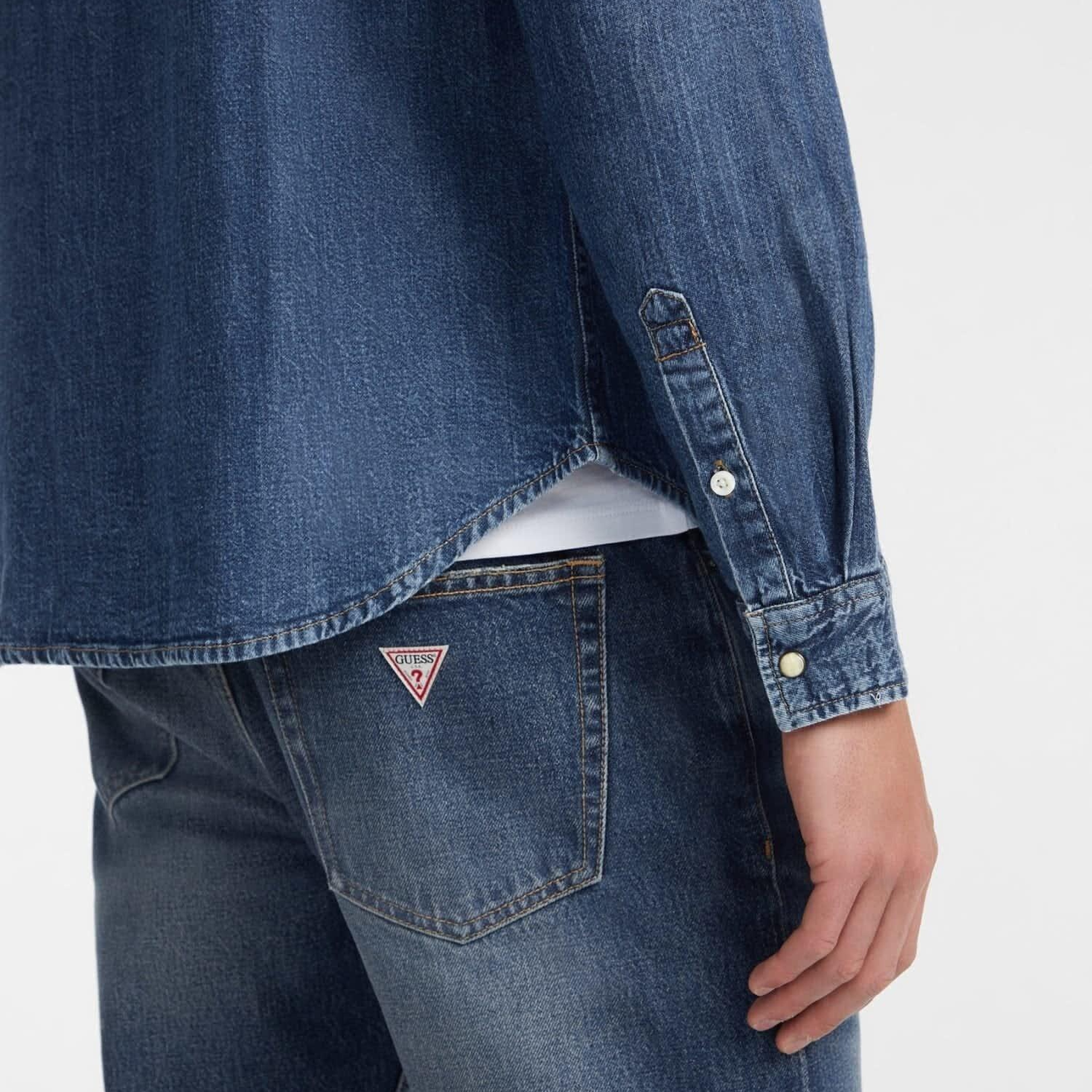 Guess Jeans Erkek Slim Fit DenSlim Gömlek