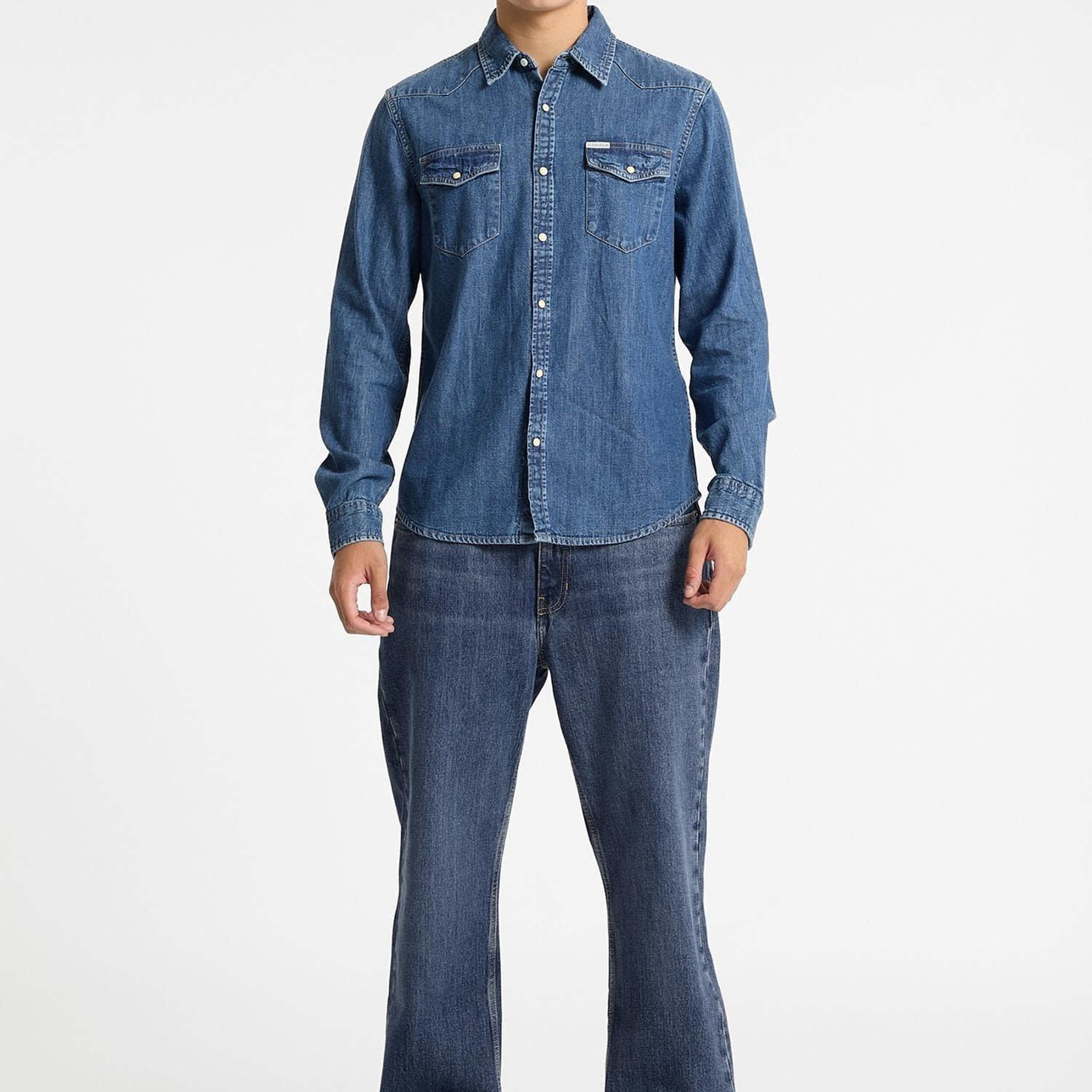 Guess Jeans Erkek Slim Fit DenSlim Gömlek