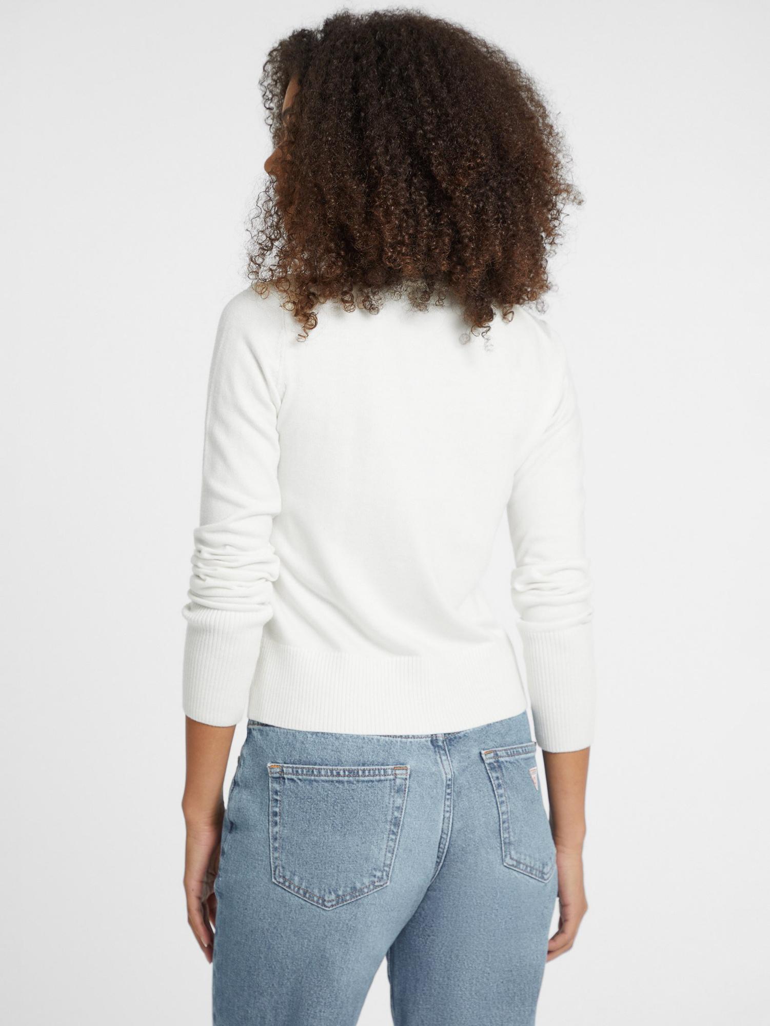 Guess Jeans Kadın Ipek Karışımlı Triko