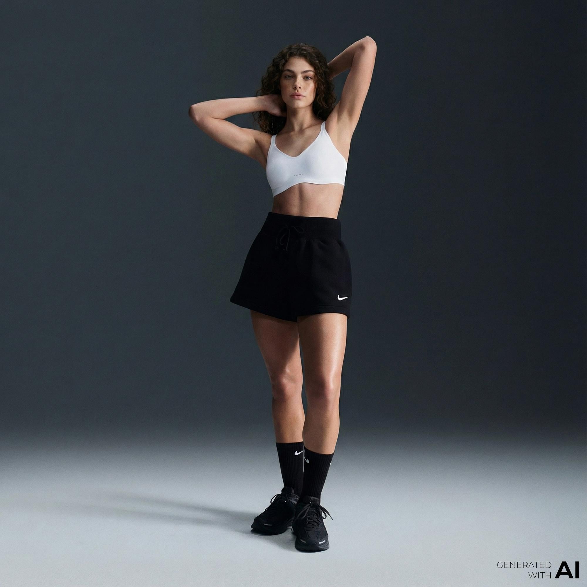 Nike Alate Minimalist Kadın Beyaz Bra