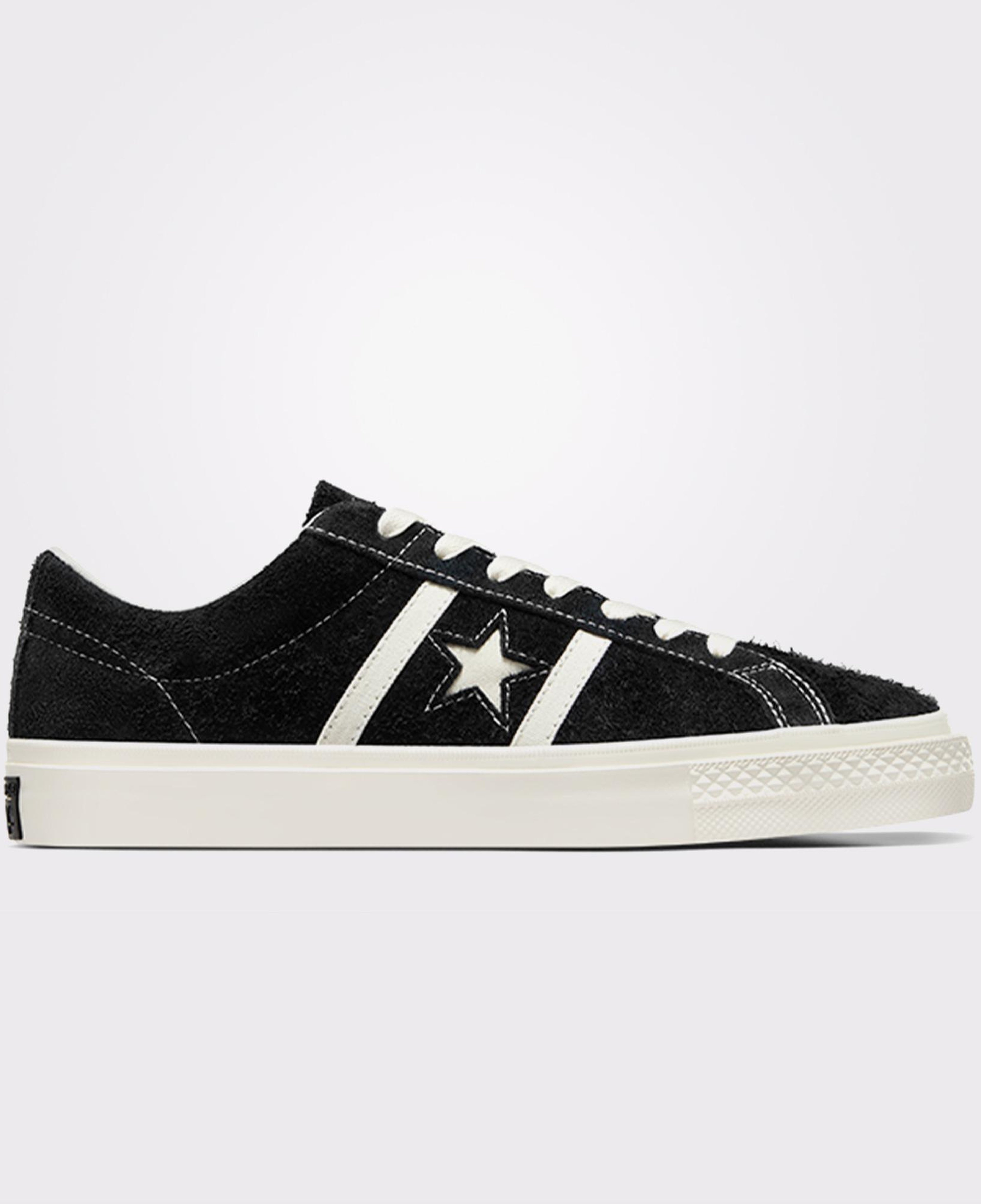 Converse One Star Academy Pro Suede Unisex Siyah Deri Sneaker