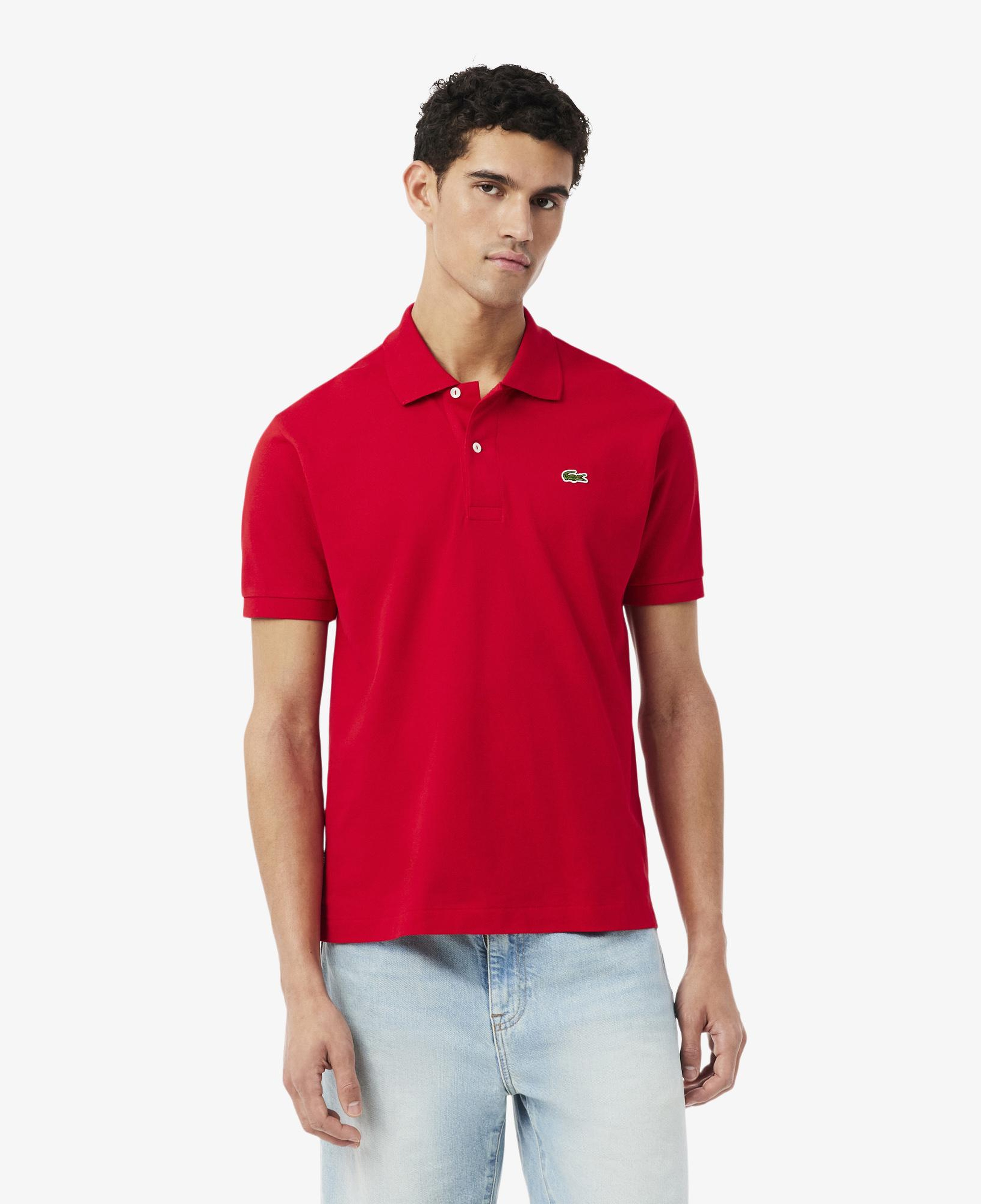 L.12.12 Erkek Classic Fit Kırmızı Polo