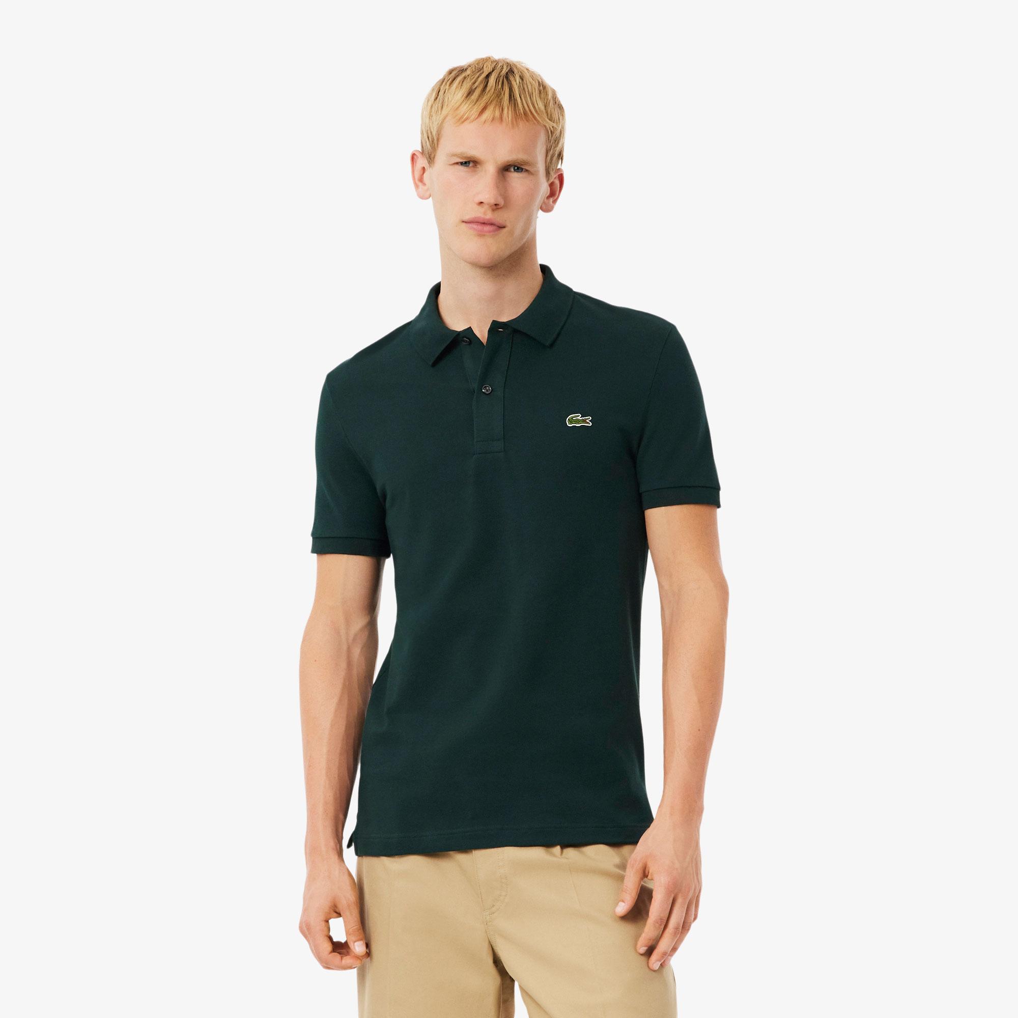Lacoste L.12.12 Erkek Slim Fit Koyu Yeşil Polo