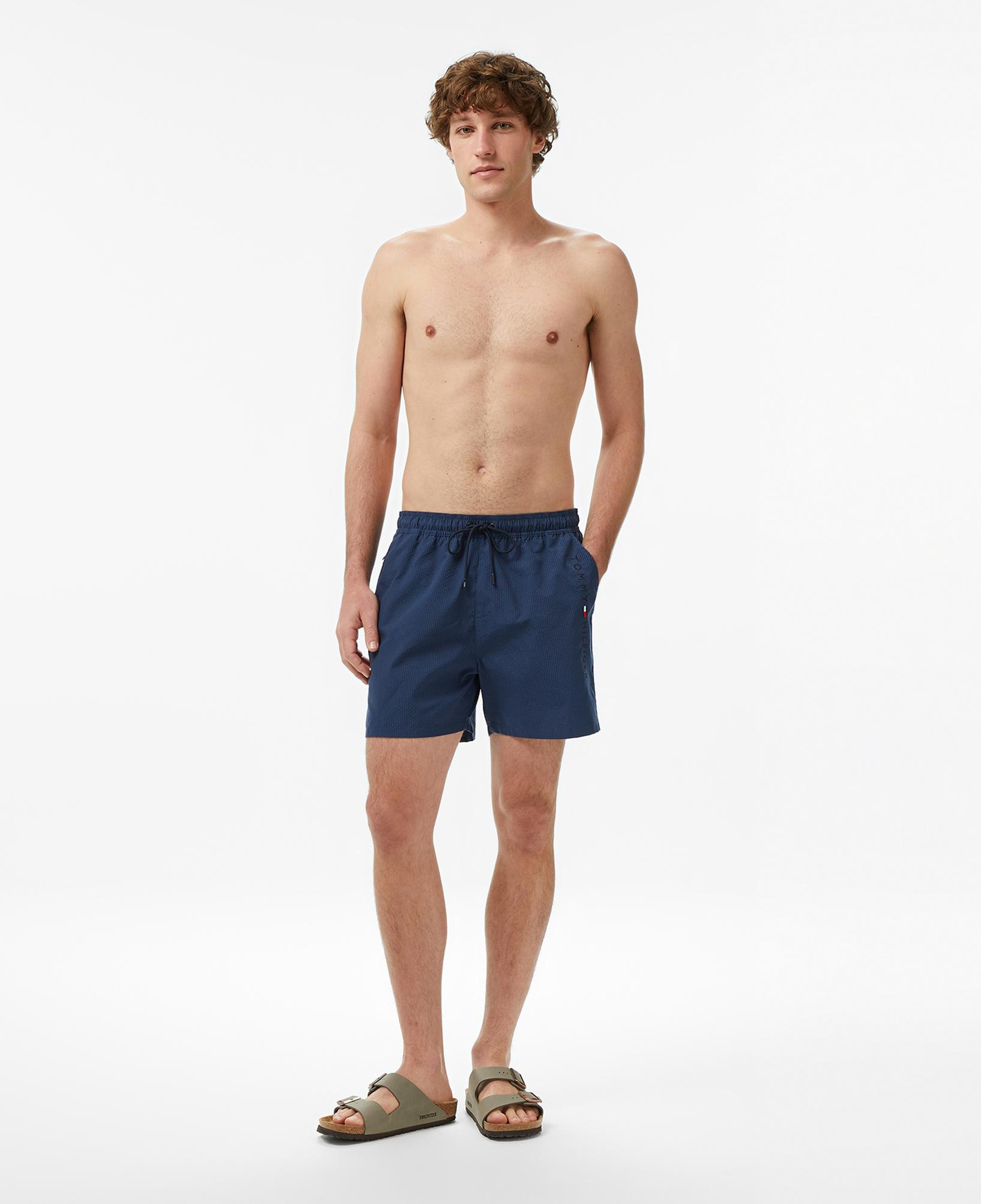 Tommy Hilfiger Medium Drawstring Erkek Mavi Deniz Şortu