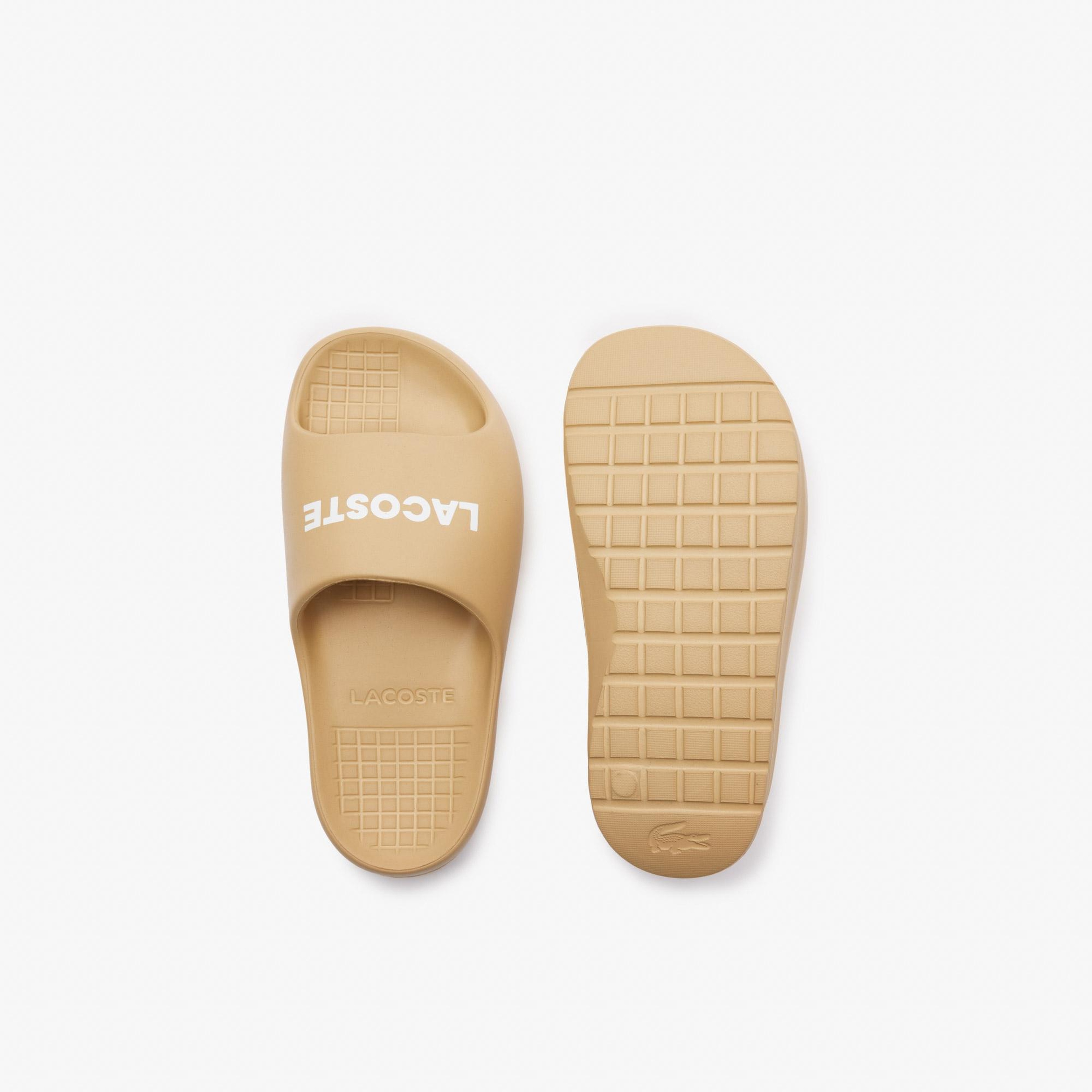 Lacoste Serve Slide 2.0 Kadın Bej Terlik