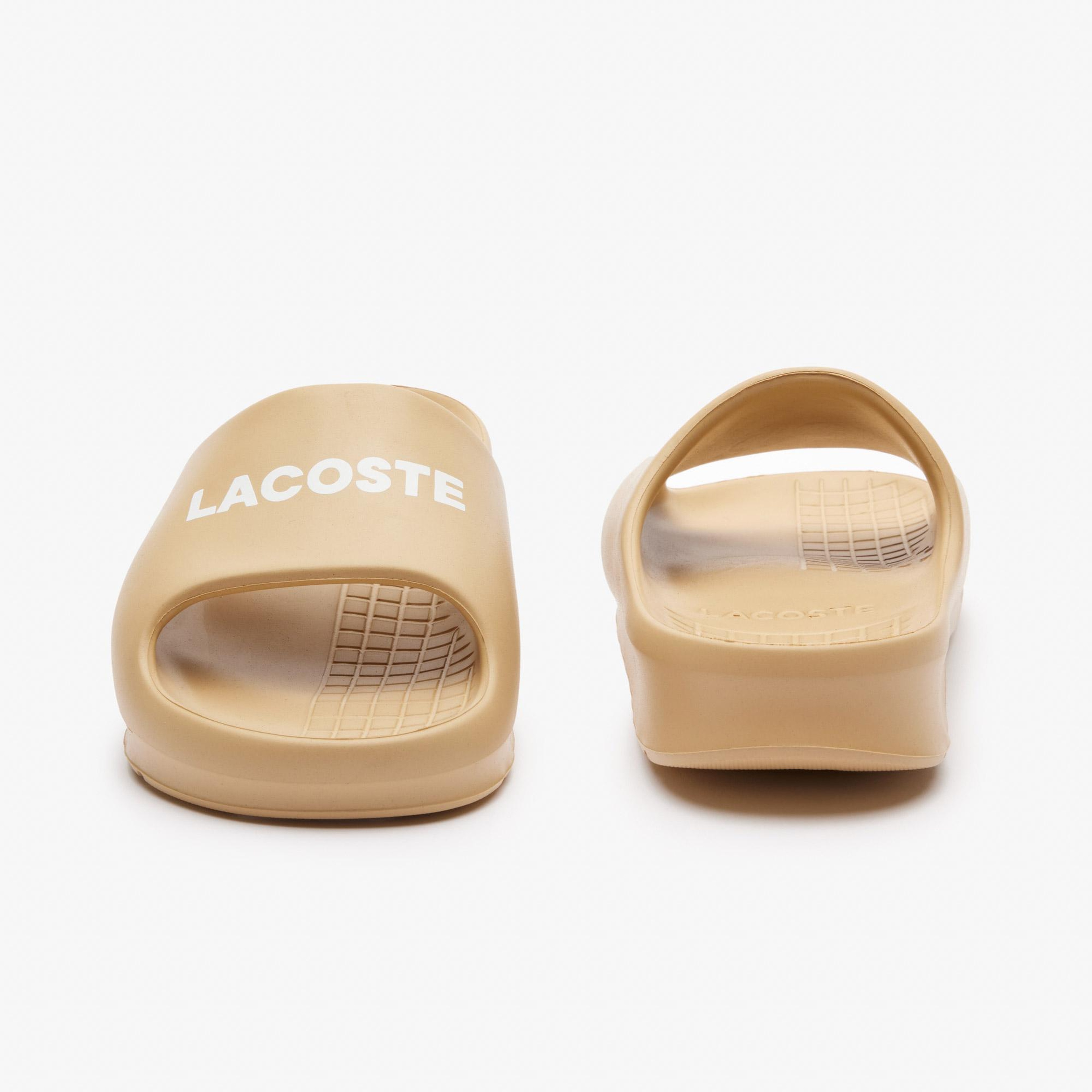 Lacoste Serve Slide 2.0 Kadın Bej Terlik