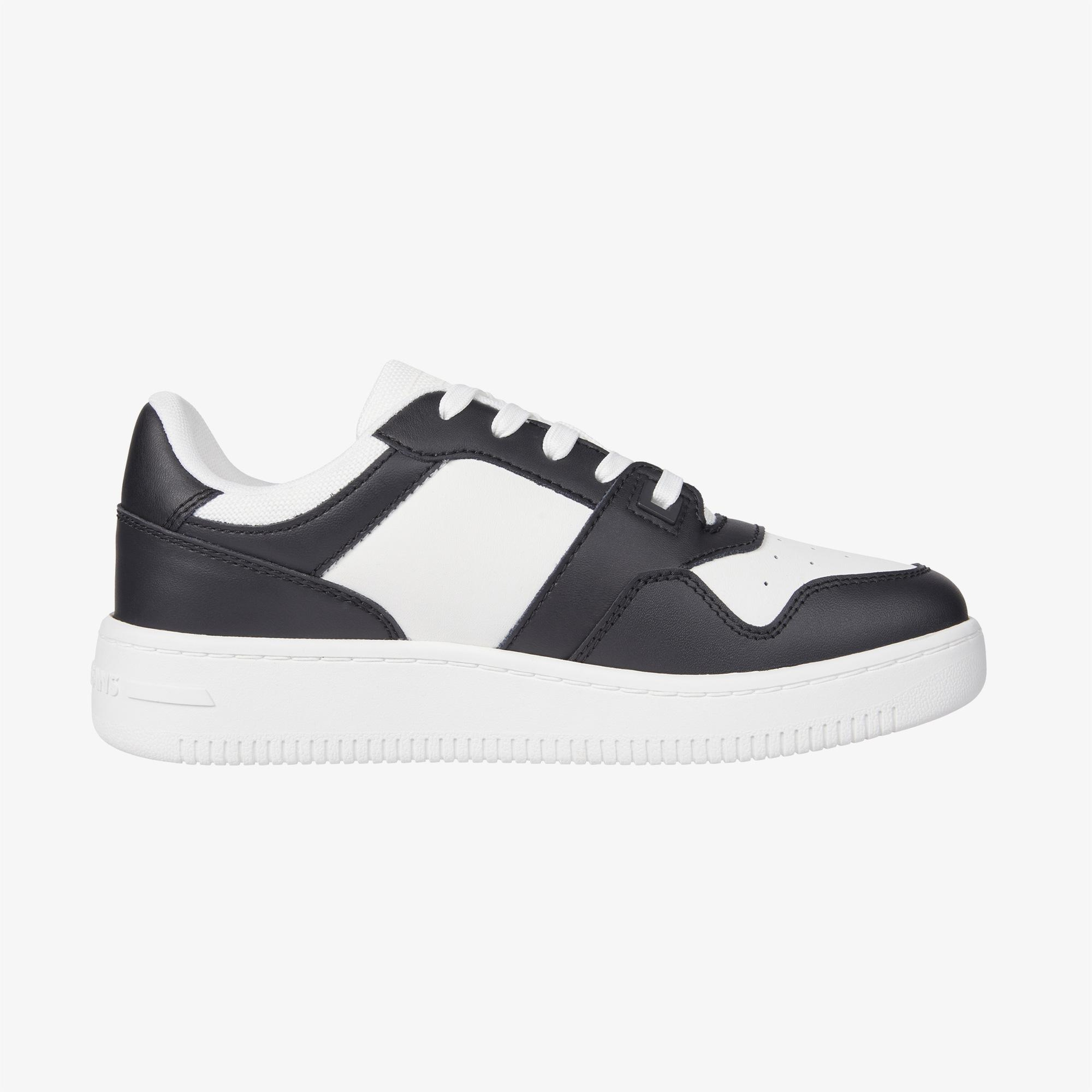 Tommy Hilfiger Retro Basket Essentials Kadın Siyah Sneaker