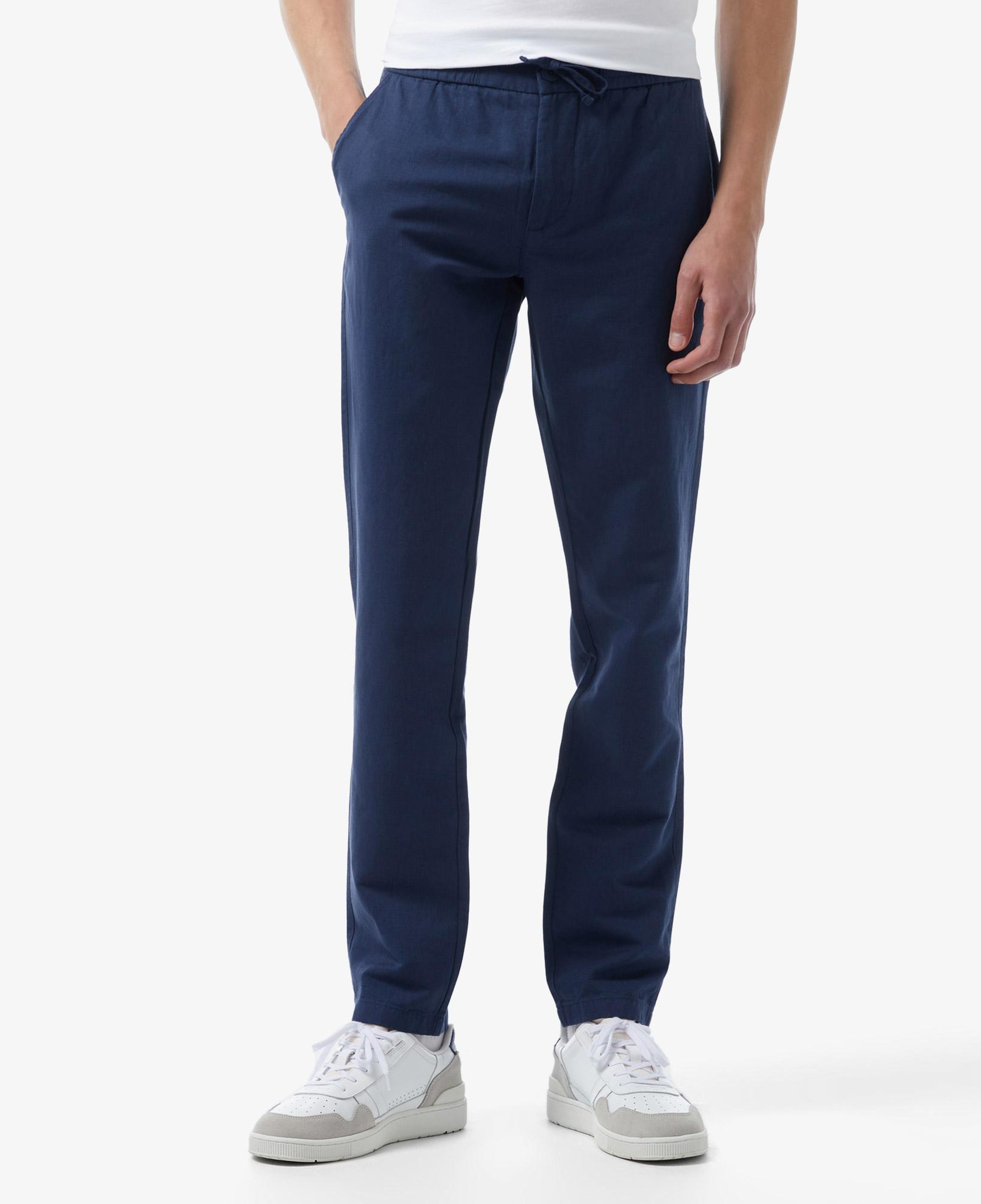 Erkek Tapered Fit Lacivert Pantolon